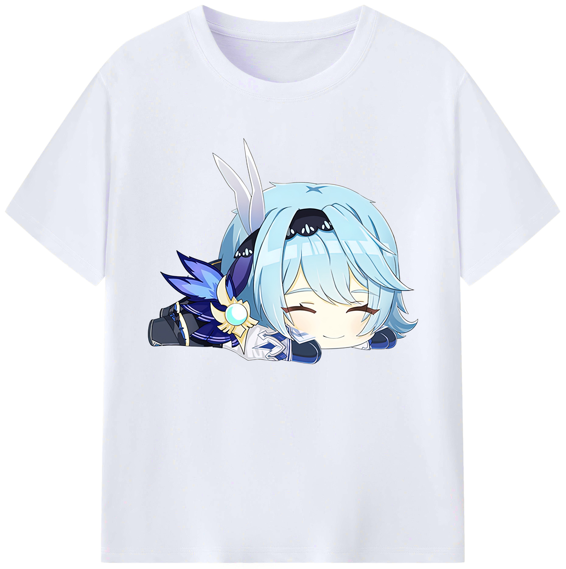 げんし神 优菈 ゆうら genshin Yūra 綿100％ メンズ半袖Tシャツ｜肌触りやわらか＆通気性
