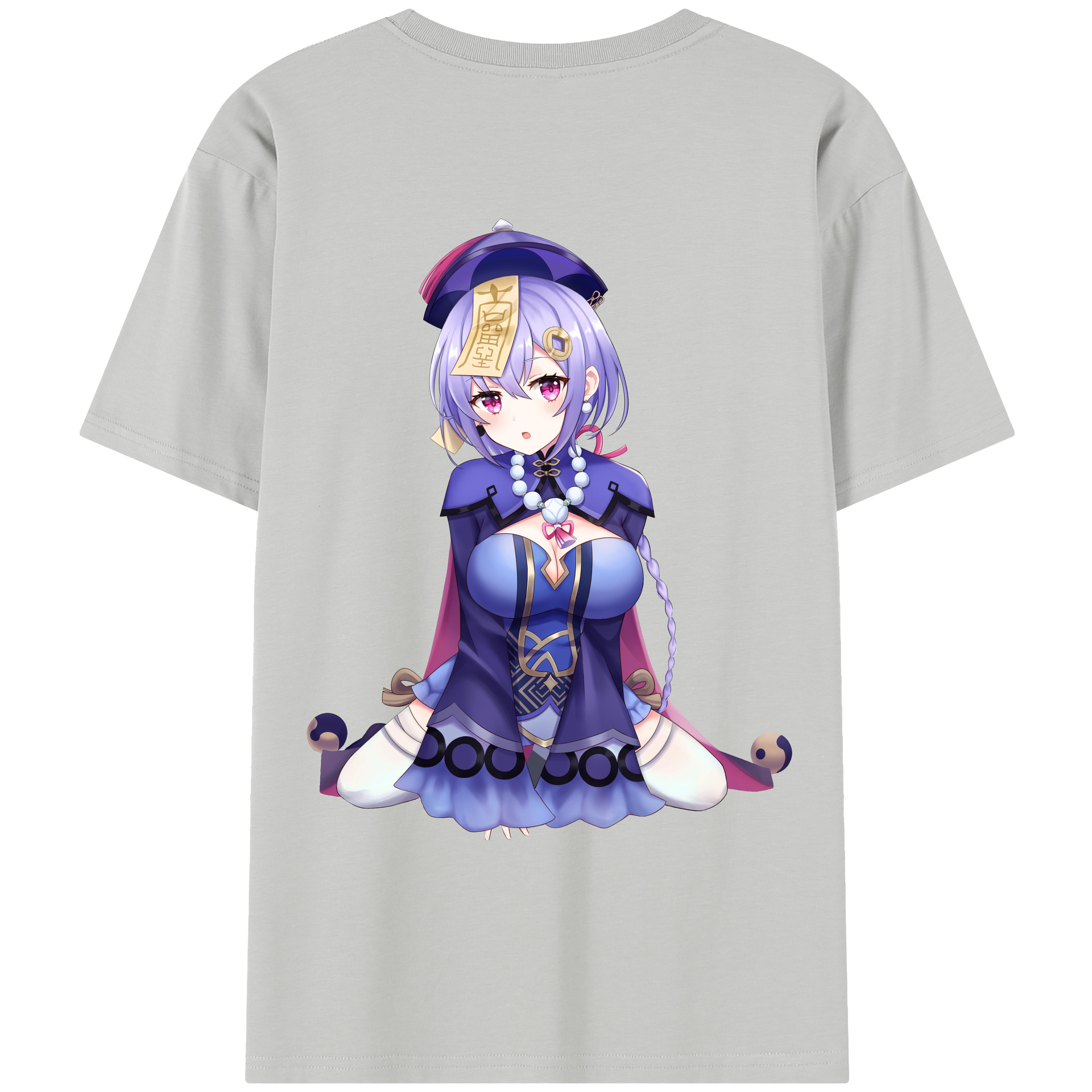 げんし神 七七 なな  genshin Nana レディース半袖Tシャツ(バックプリント)