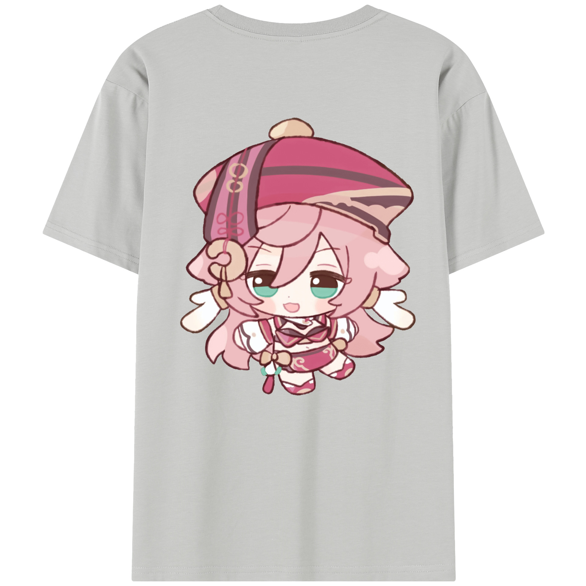 げんし神 ヤンフェイ genshin Yanfei レディース半袖Tシャツ(バックプリント)