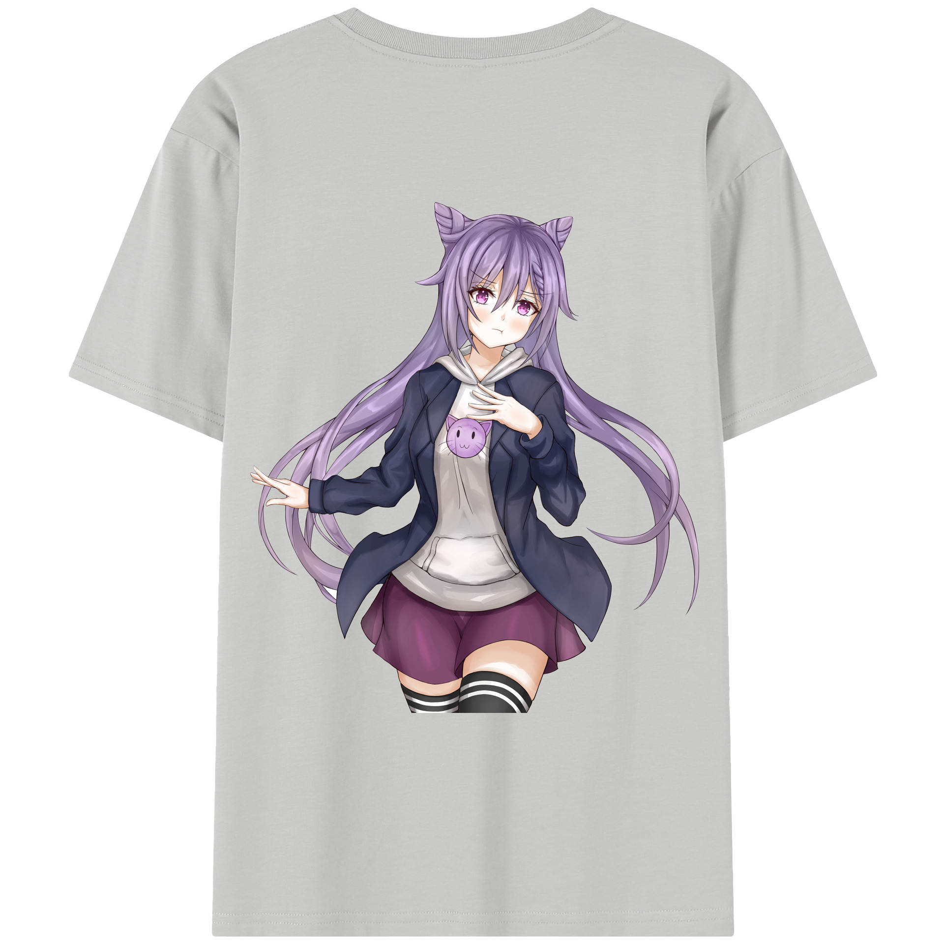 げんし神 刻晴 こくせい genshin Kokusei レディース半袖Tシャツ(バックプリント)