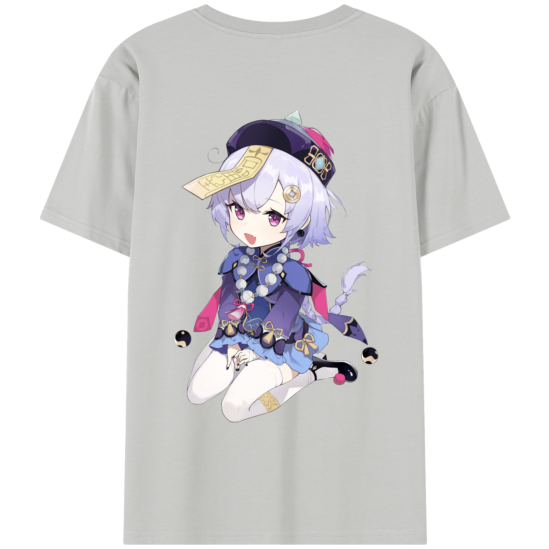 げんし神 七七 なな  genshin Nana レディース半袖Tシャツ(バックプリント)