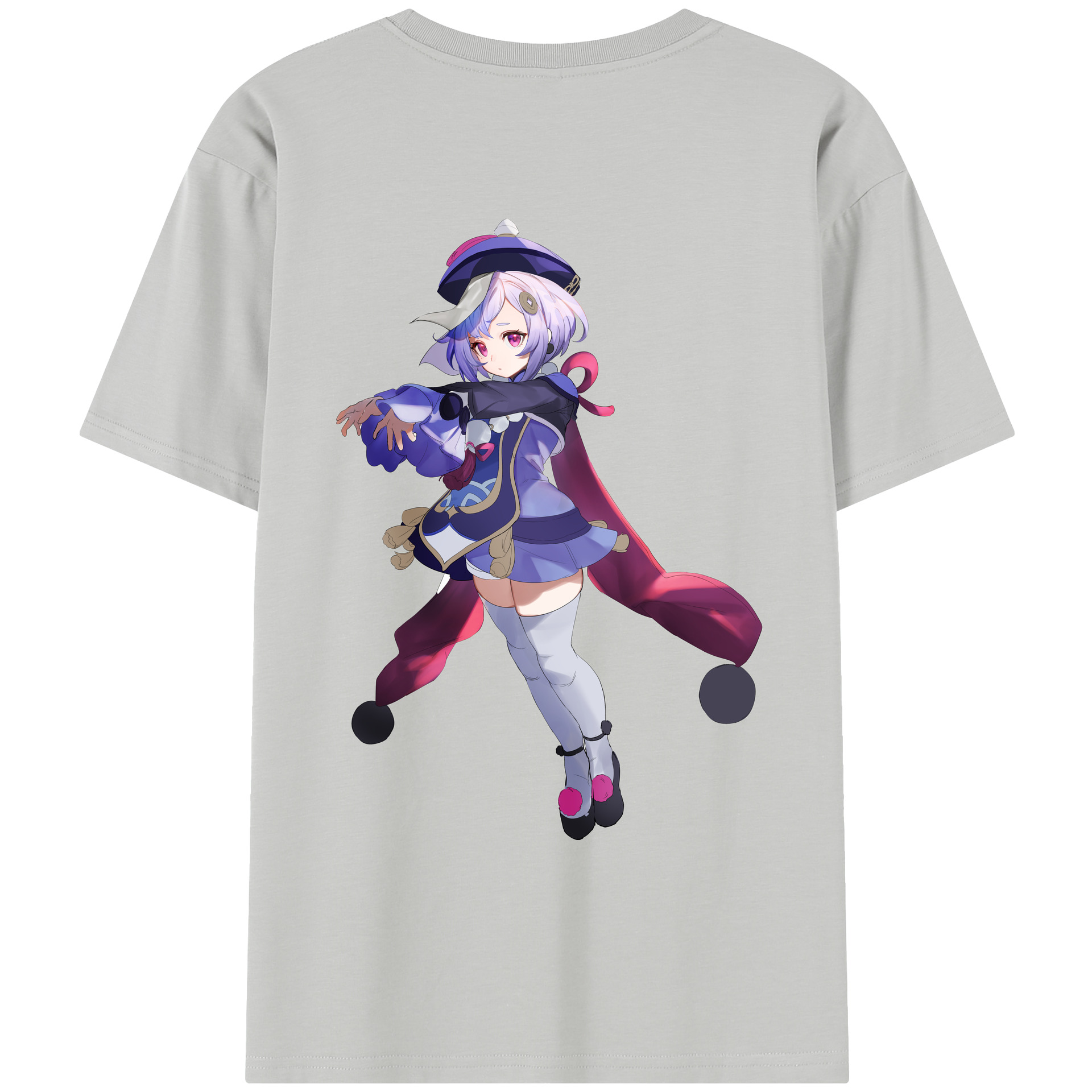 げんし神 七七 なな  genshin Nana レディース半袖Tシャツ(バックプリント)