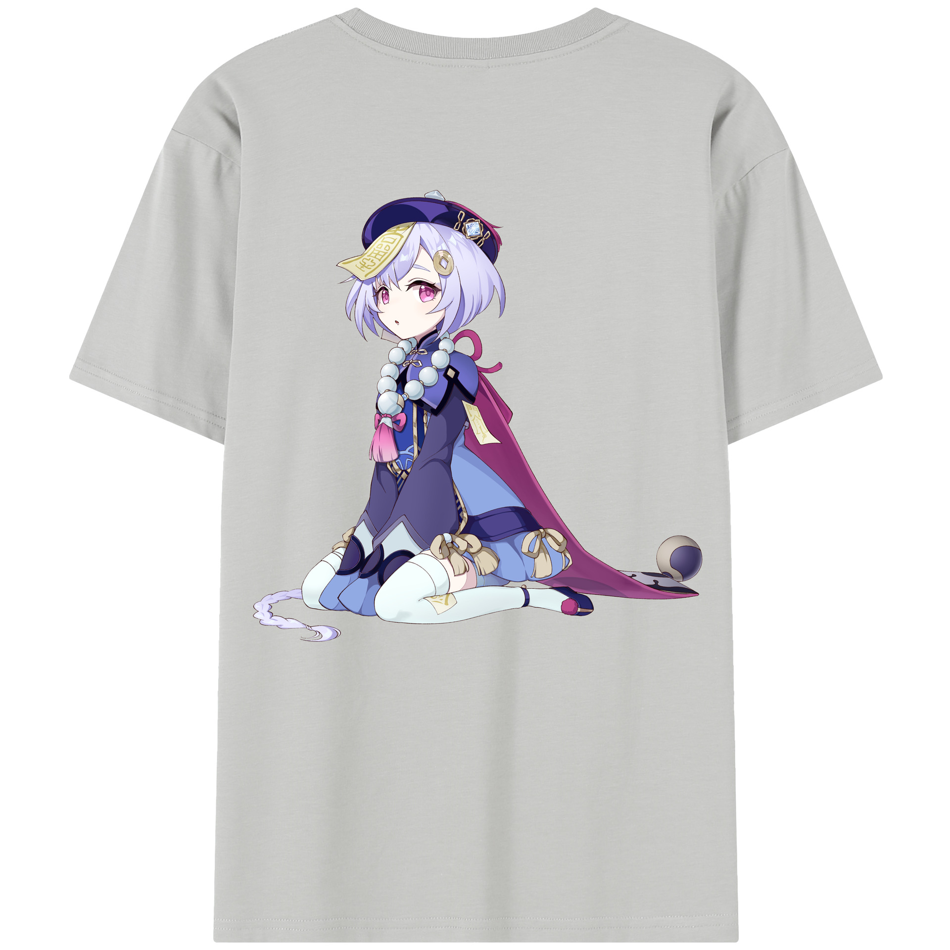 げんし神 七七 なな  genshin Nana レディース半袖Tシャツ(バックプリント)