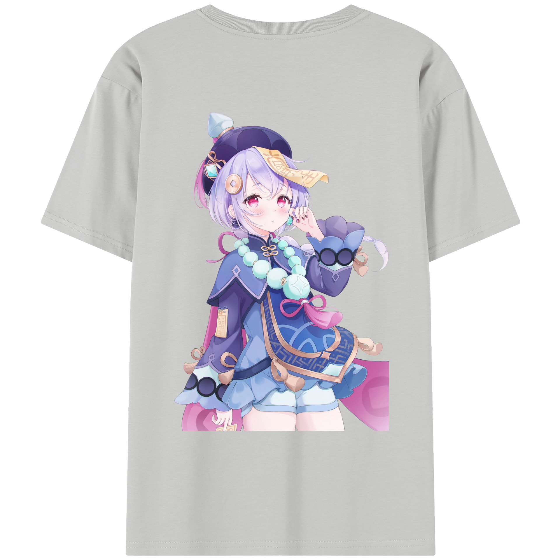 げんし神 七七 なな  genshin Nana レディース半袖Tシャツ(バックプリント)