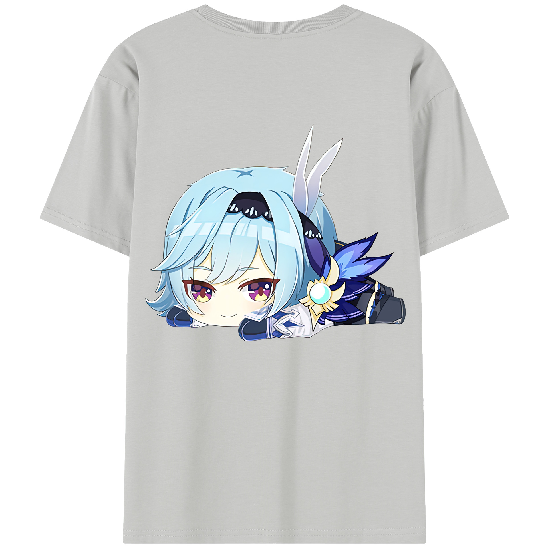 げんし神 优菈 ゆうら genshin Yūra レディース半袖Tシャツ(バックプリント)