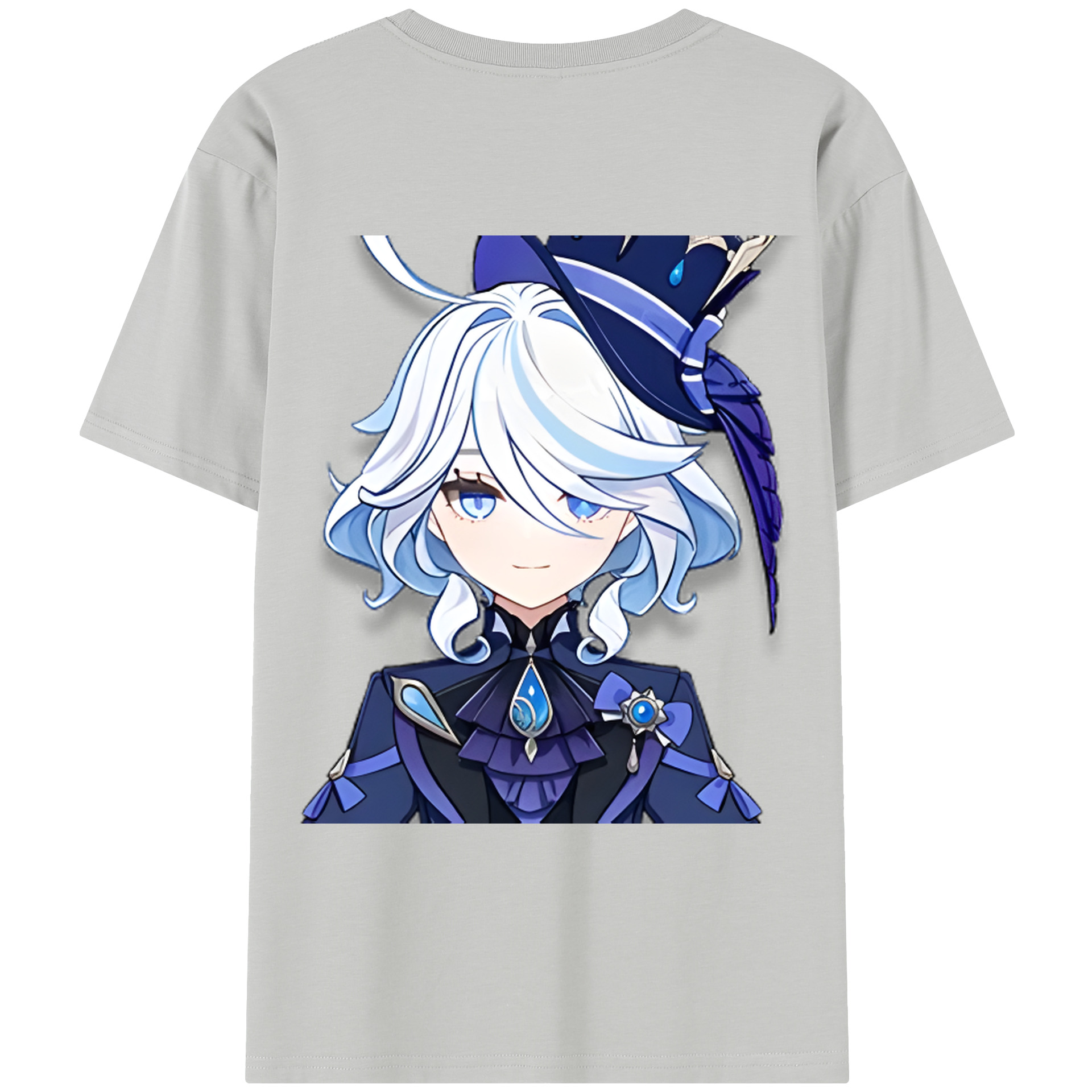 げんし神 フリーナ genshin Furina レディース半袖Tシャツ(バックプリント)