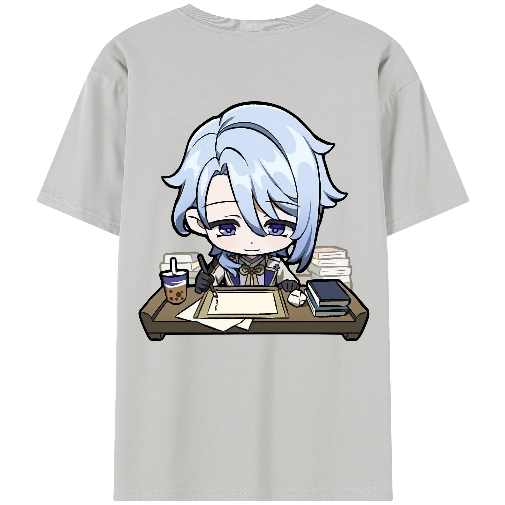 げんし神 神里綾人 かみさとあやと genshin Kamisato Ayato レディース半袖Tシャツ(バックプリント)