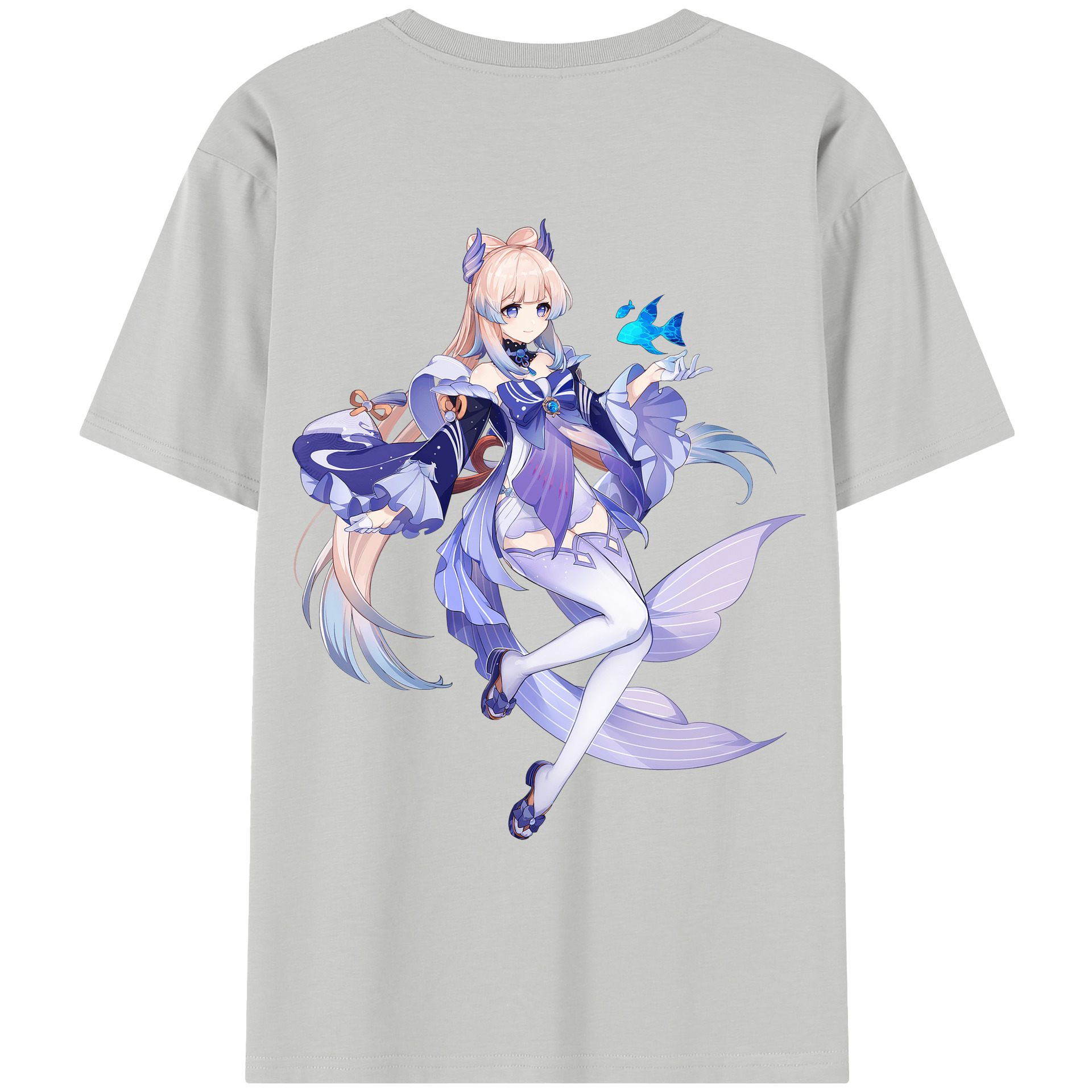 げんし神 珊瑚宮心海 サンゴノミヤ・ココミ genshin Sangonomiya Kokomi レディース半袖Tシャツ(バックプリント)