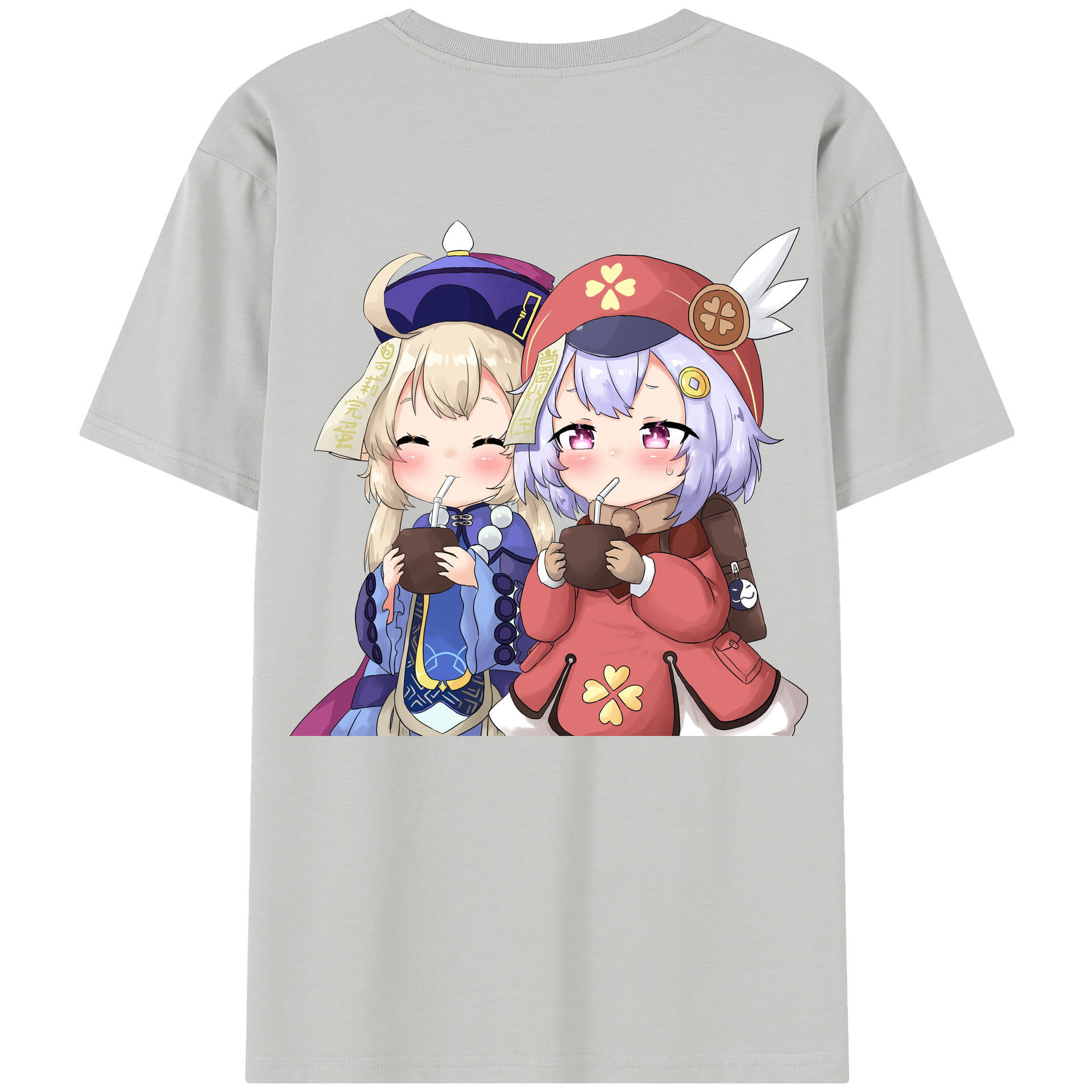 げんし神 七七 なな  genshin Nana レディース半袖Tシャツ(バックプリント)