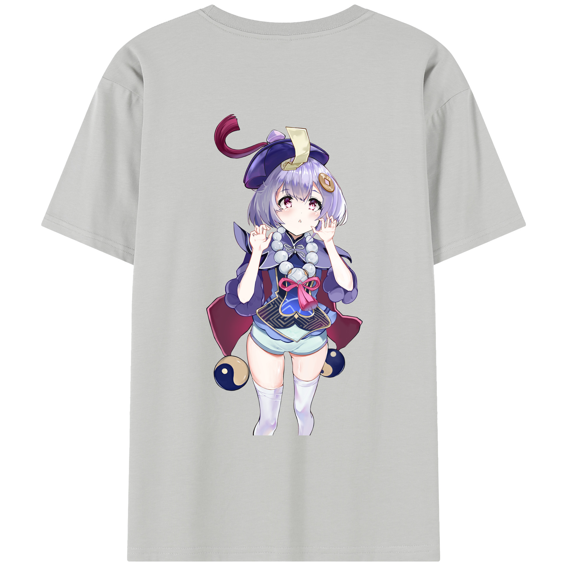 げんし神 七七 なな  genshin Nana レディース半袖Tシャツ(バックプリント)