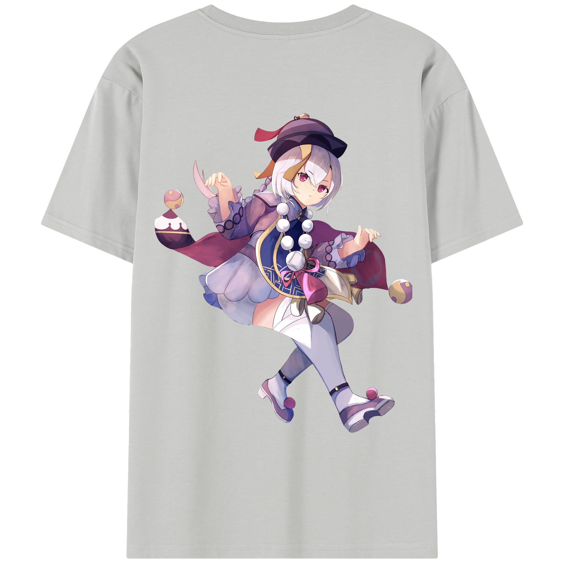 げんし神 七七 なな  genshin Nana レディース半袖Tシャツ(バックプリント)