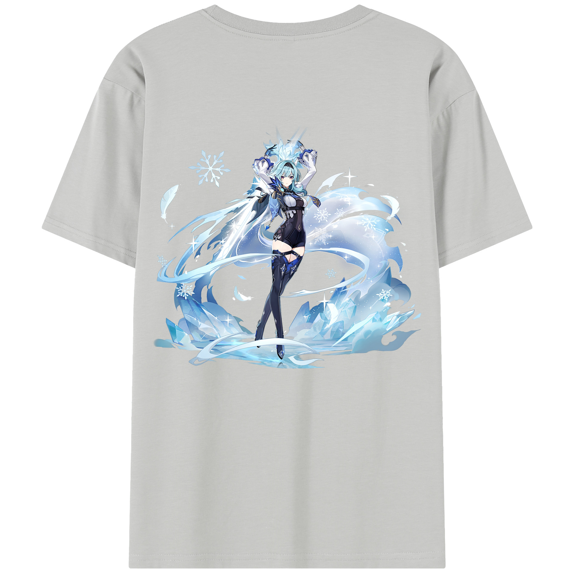 げんし神 优菈 ゆうら genshin Yūra レディース半袖Tシャツ(バックプリント)