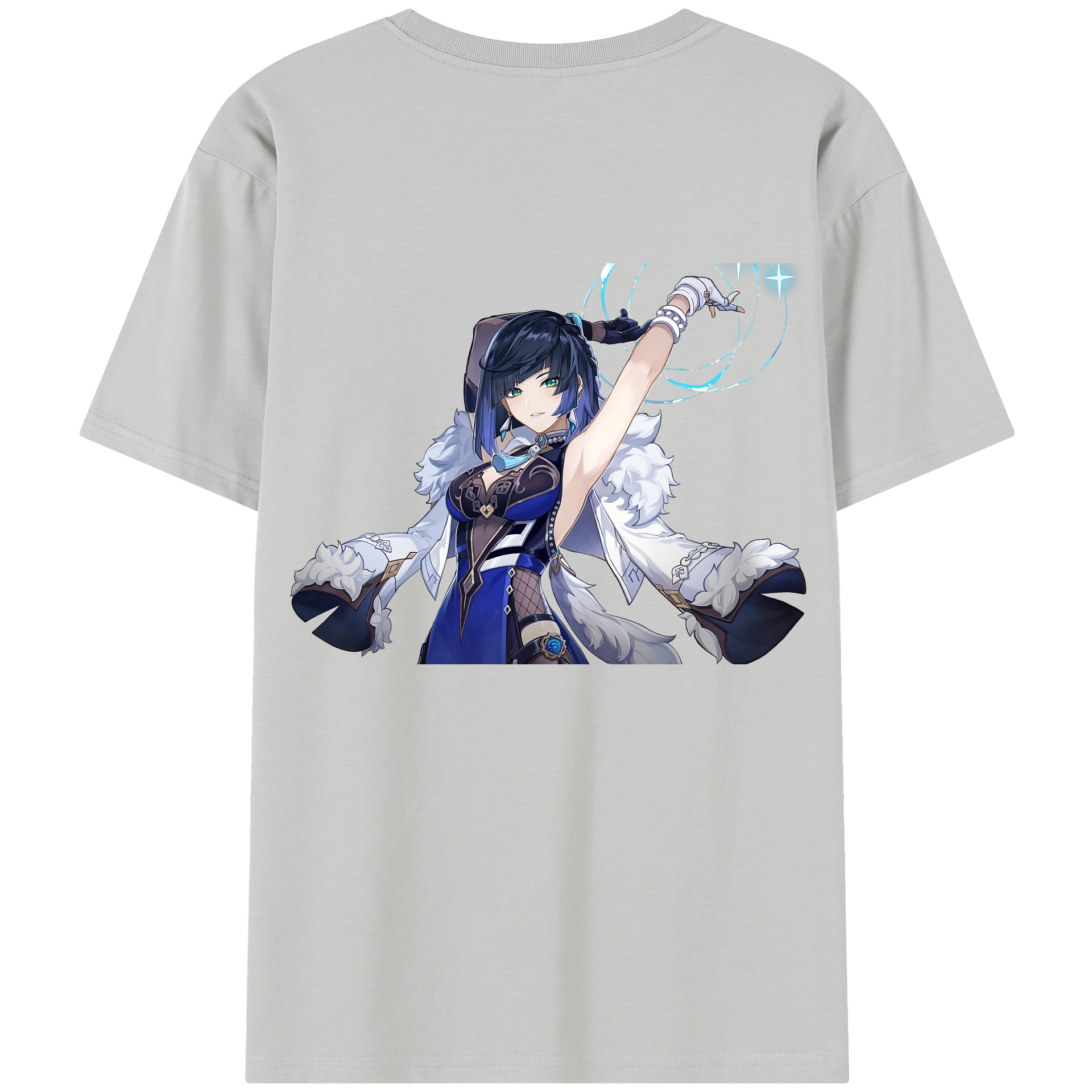 げんし神 夜兰 やらん genshin Yaran レディース半袖Tシャツ(バックプリント)