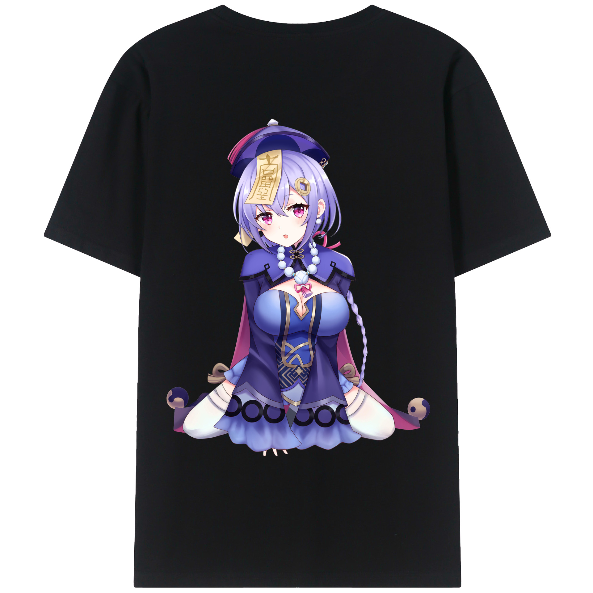 げんし神 七七 なな  genshin Nana レディース半袖Tシャツ(バックプリント)