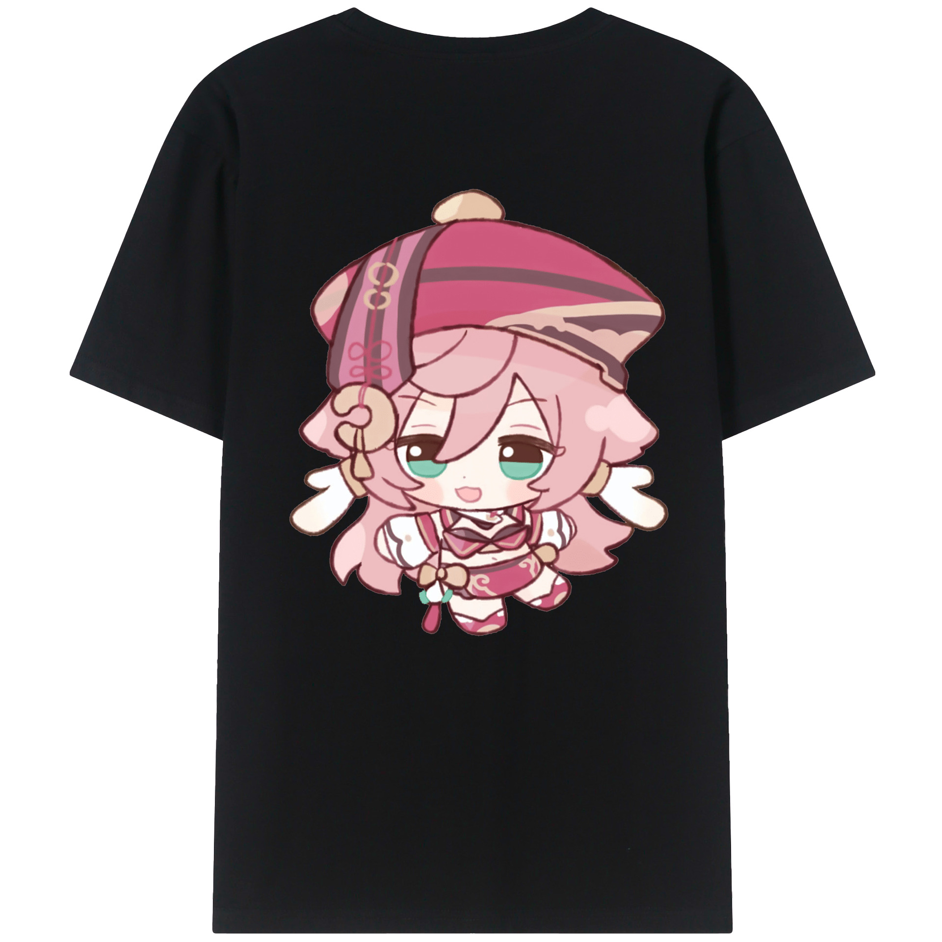 げんし神 ヤンフェイ genshin Yanfei レディース半袖Tシャツ(バックプリント)