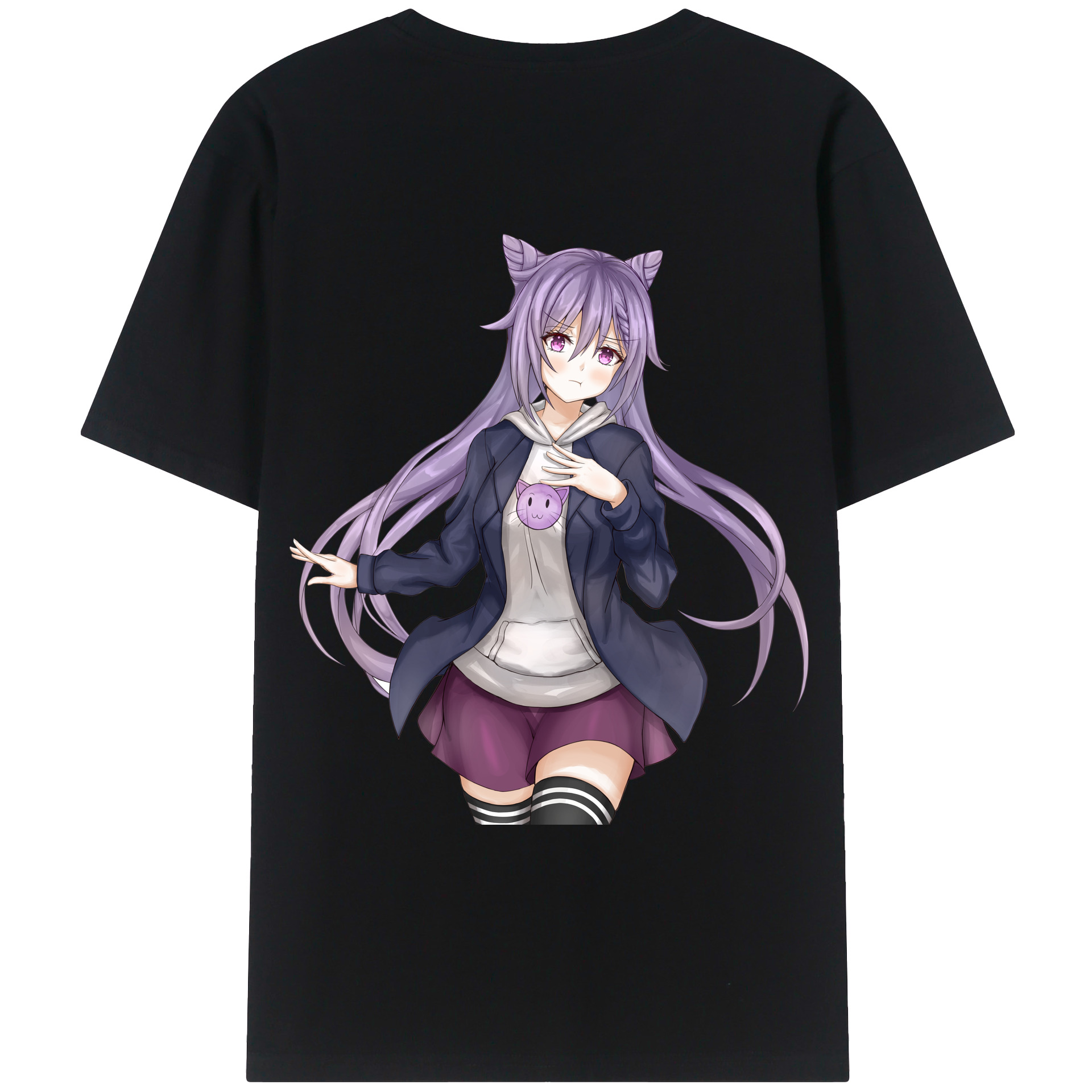 げんし神 刻晴 こくせい genshin Kokusei レディース半袖Tシャツ(バックプリント)