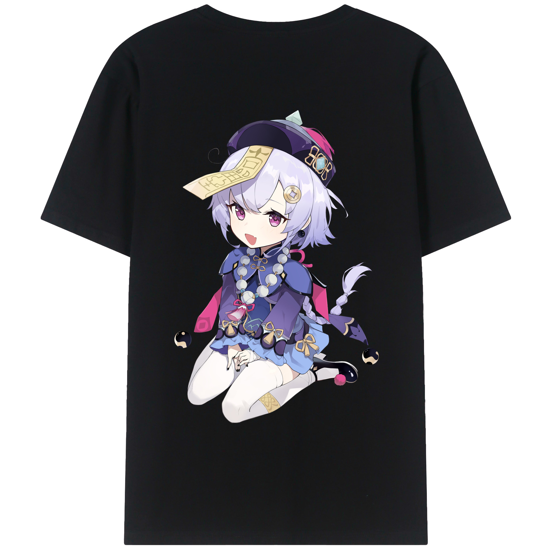 げんし神 七七 なな  genshin Nana レディース半袖Tシャツ(バックプリント)