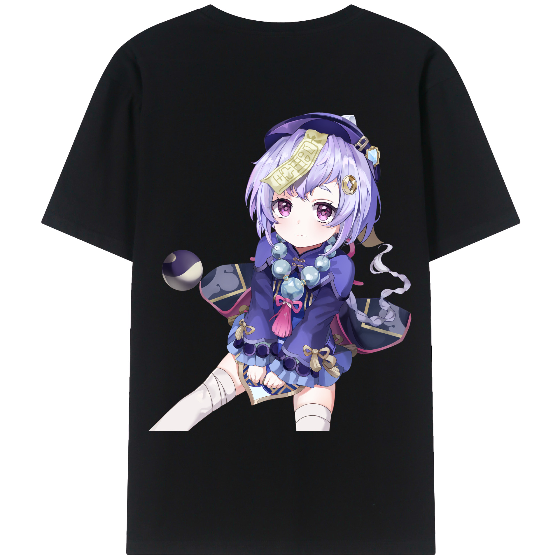 げんし神 七七 なな  genshin Nana レディース半袖Tシャツ(バックプリント)