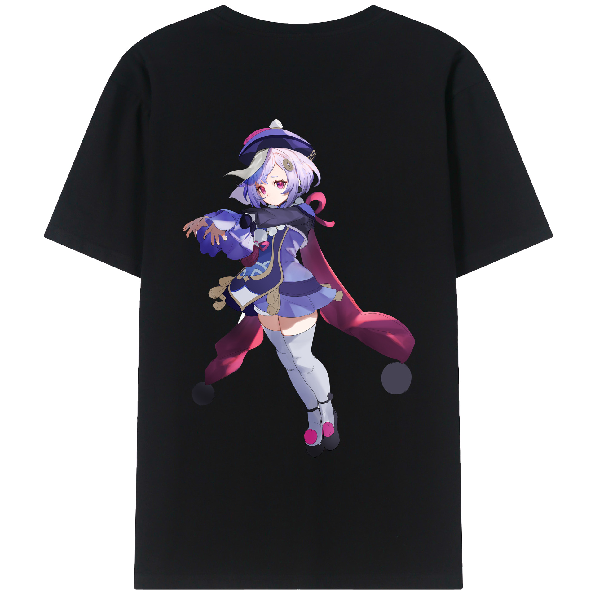 げんし神 七七 なな  genshin Nana レディース半袖Tシャツ(バックプリント)