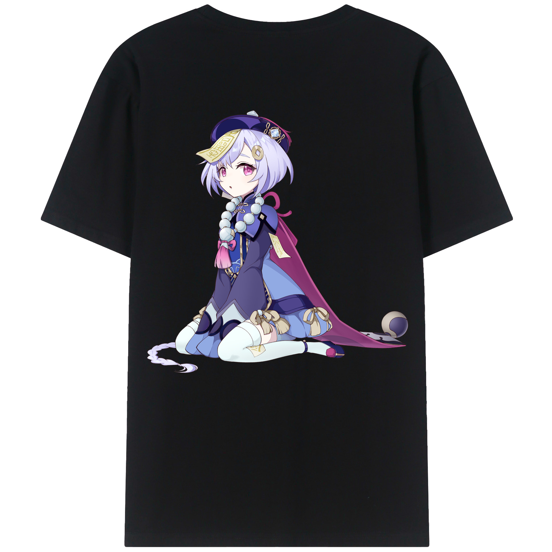 げんし神 七七 なな  genshin Nana レディース半袖Tシャツ(バックプリント)