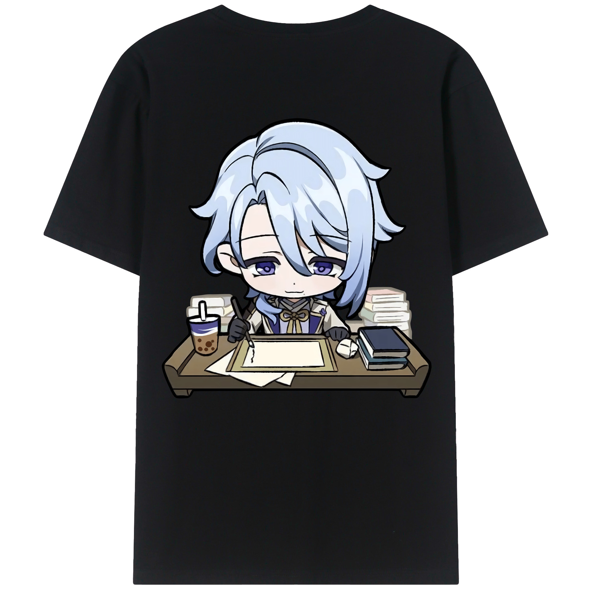 げんし神 神里綾人 かみさとあやと genshin Kamisato Ayato レディース半袖Tシャツ(バックプリント)