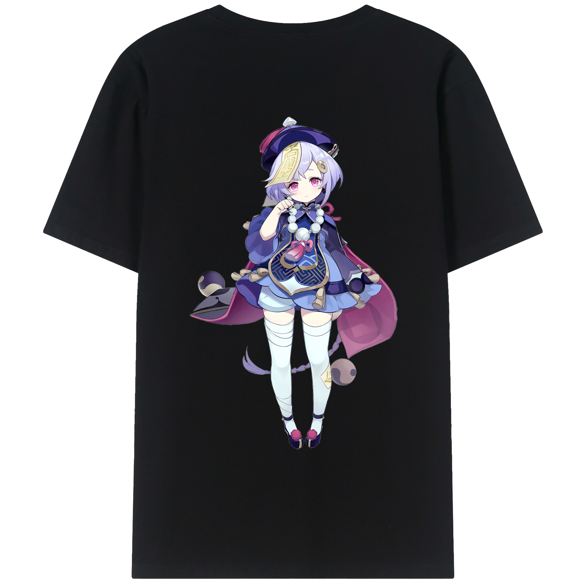 げんし神 七七 なな  genshin Nana レディース半袖Tシャツ(バックプリント)