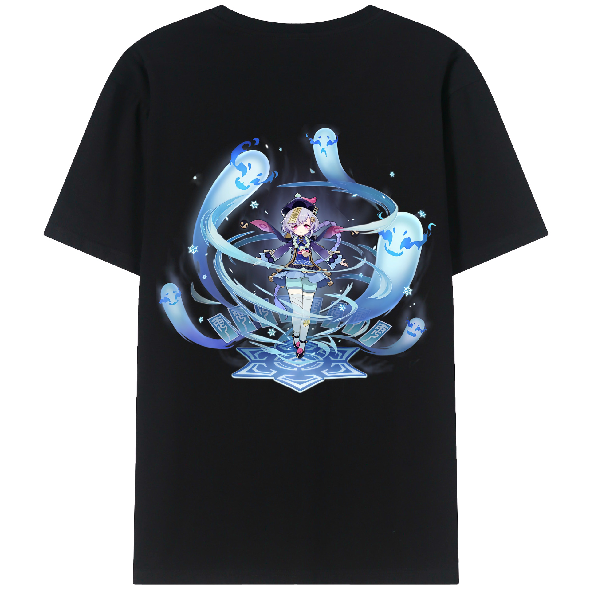げんし神 七七 なな  genshin Nana レディース半袖Tシャツ(バックプリント)