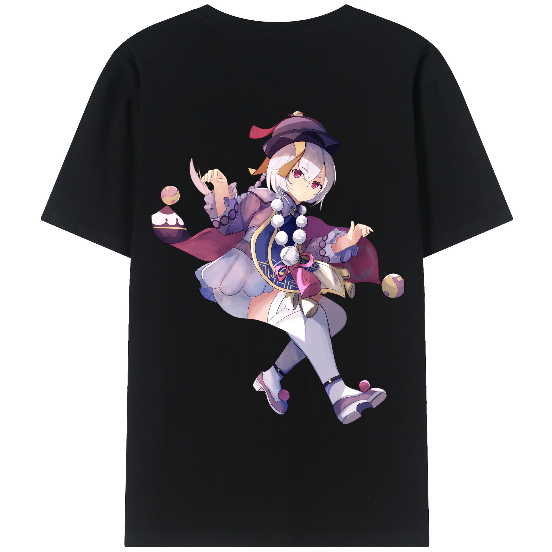 げんし神 七七 なな  genshin Nana レディース半袖Tシャツ(バックプリント)