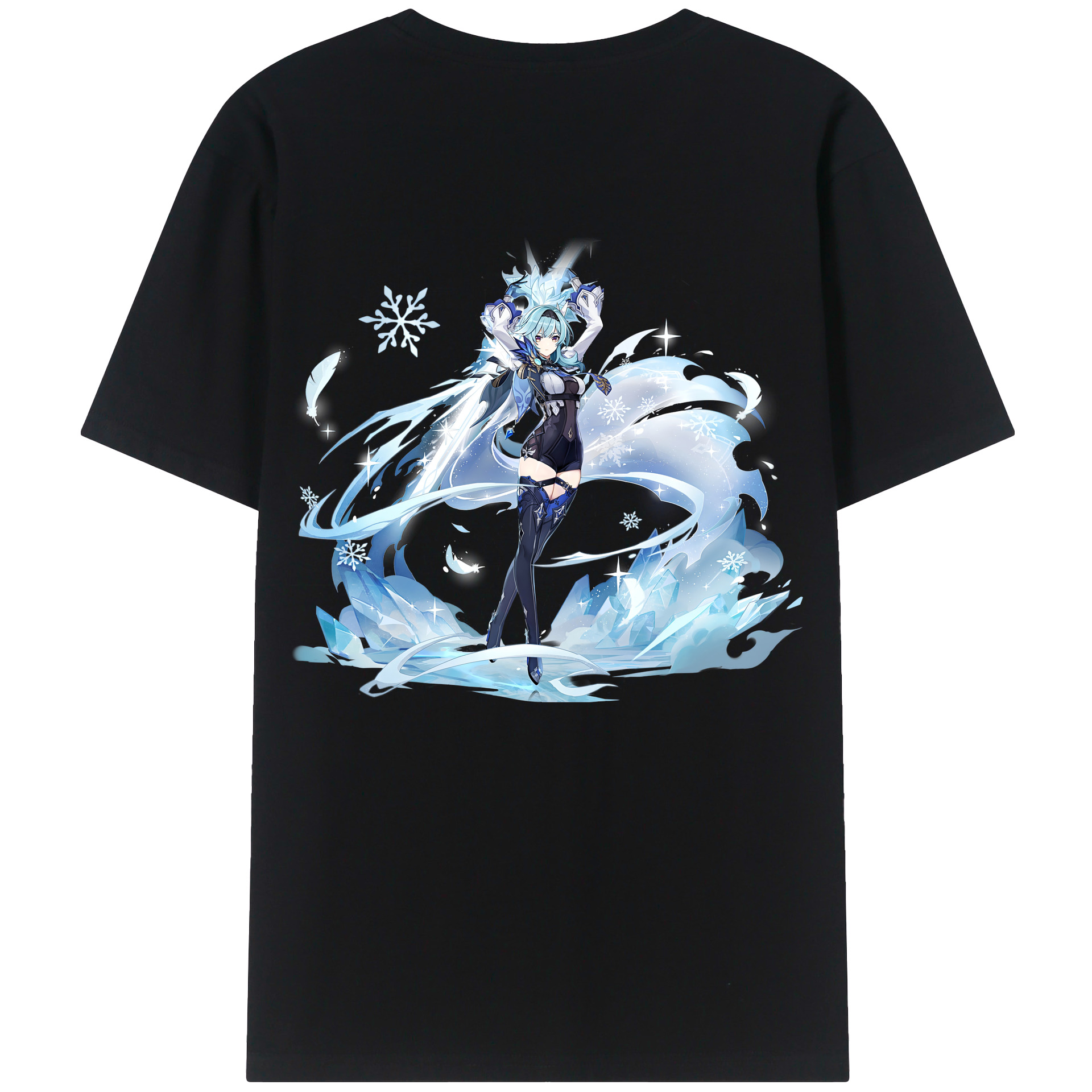 げんし神 优菈 ゆうら genshin Yūra レディース半袖Tシャツ(バックプリント)