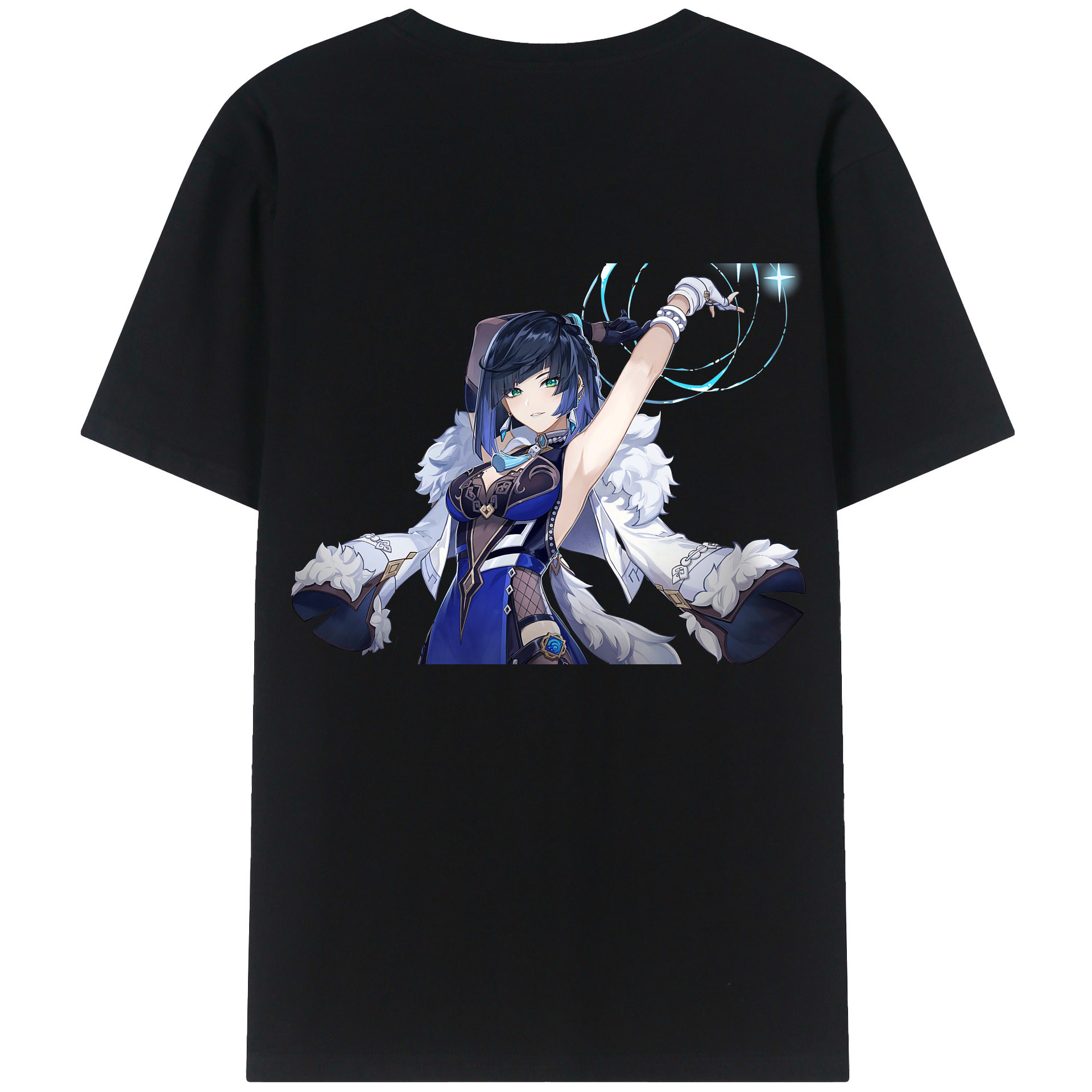 げんし神 夜兰 やらん genshin Yaran レディース半袖Tシャツ(バックプリント)