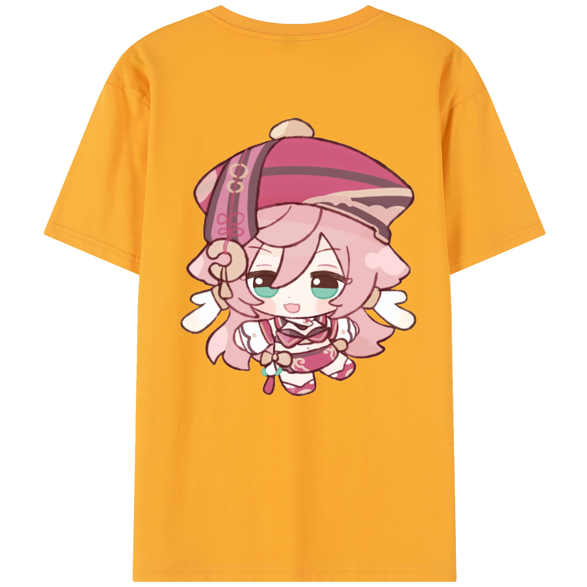 げんし神 ヤンフェイ genshin Yanfei レディース半袖Tシャツ(バックプリント)