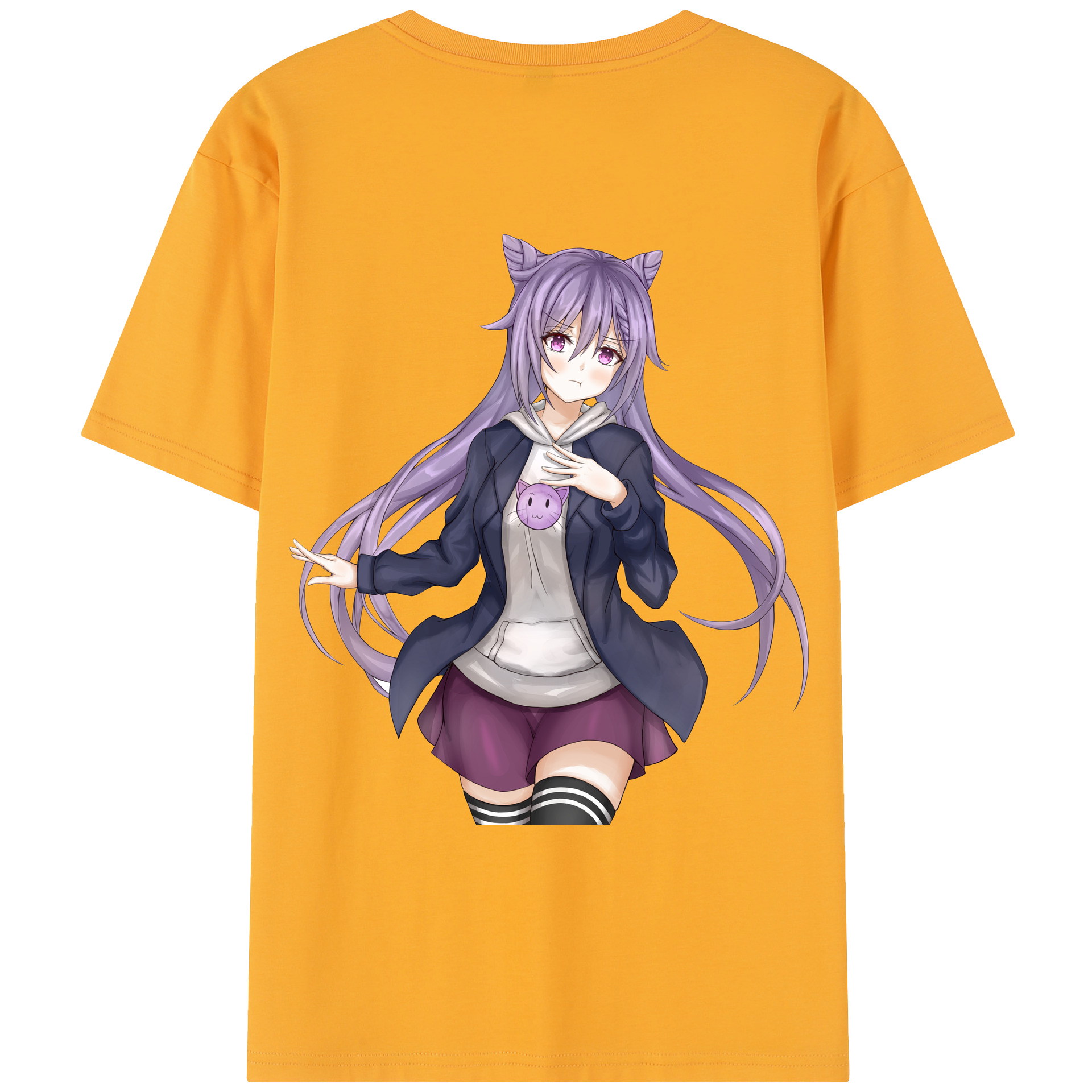 げんし神 刻晴 こくせい genshin Kokusei レディース半袖Tシャツ(バックプリント)