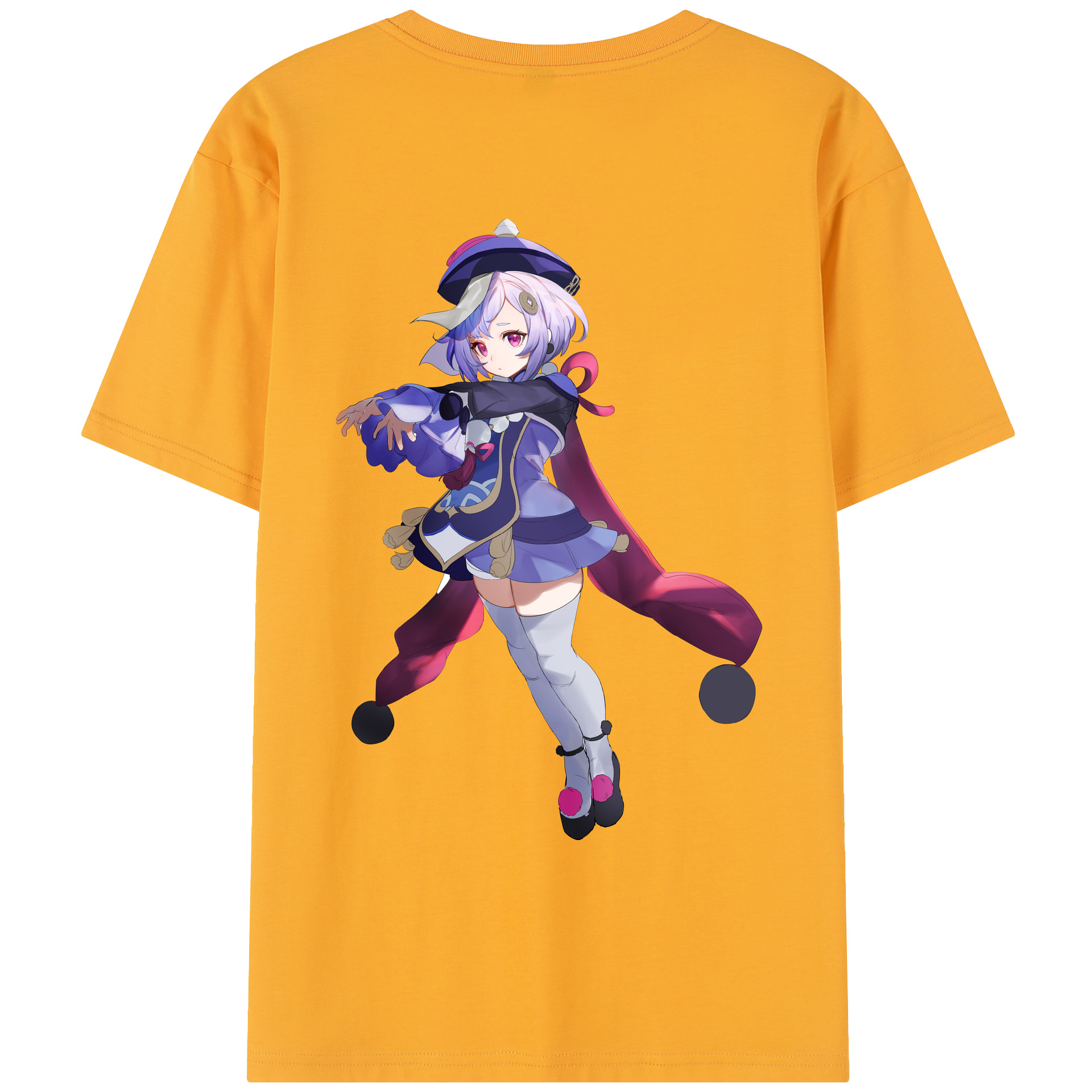 げんし神 七七 なな  genshin Nana レディース半袖Tシャツ(バックプリント)