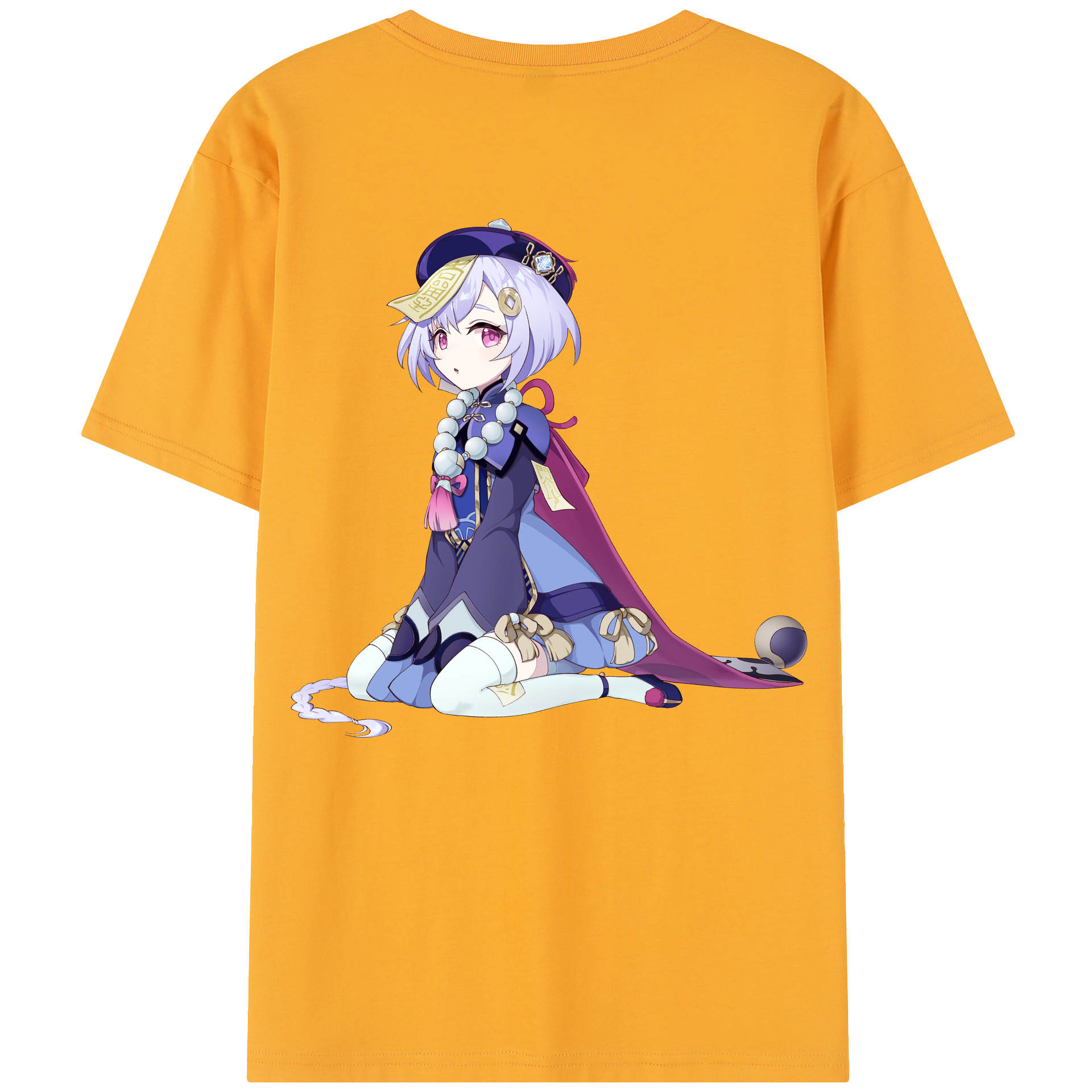げんし神 七七 なな  genshin Nana レディース半袖Tシャツ(バックプリント)