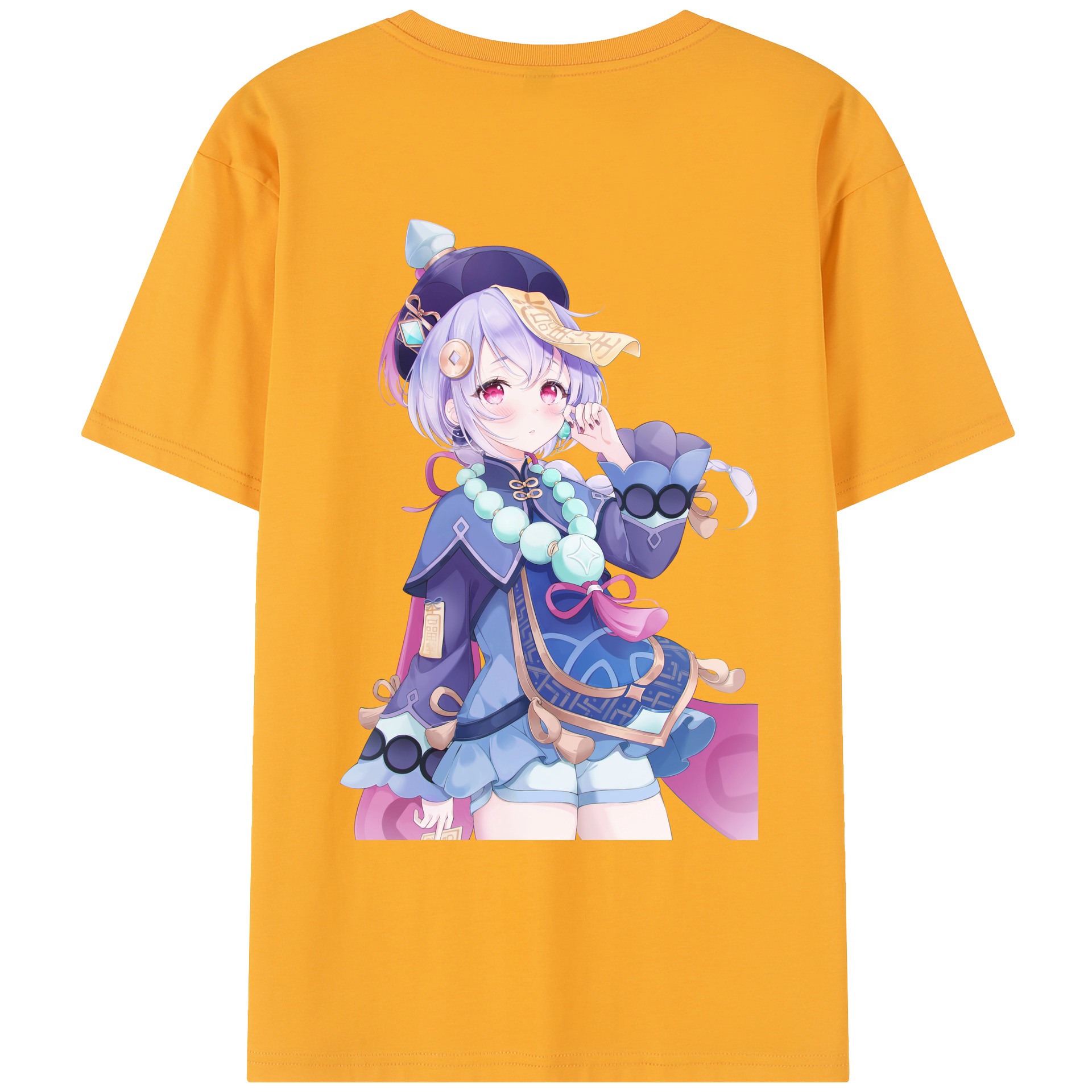 げんし神 七七 なな  genshin Nana レディース半袖Tシャツ(バックプリント)