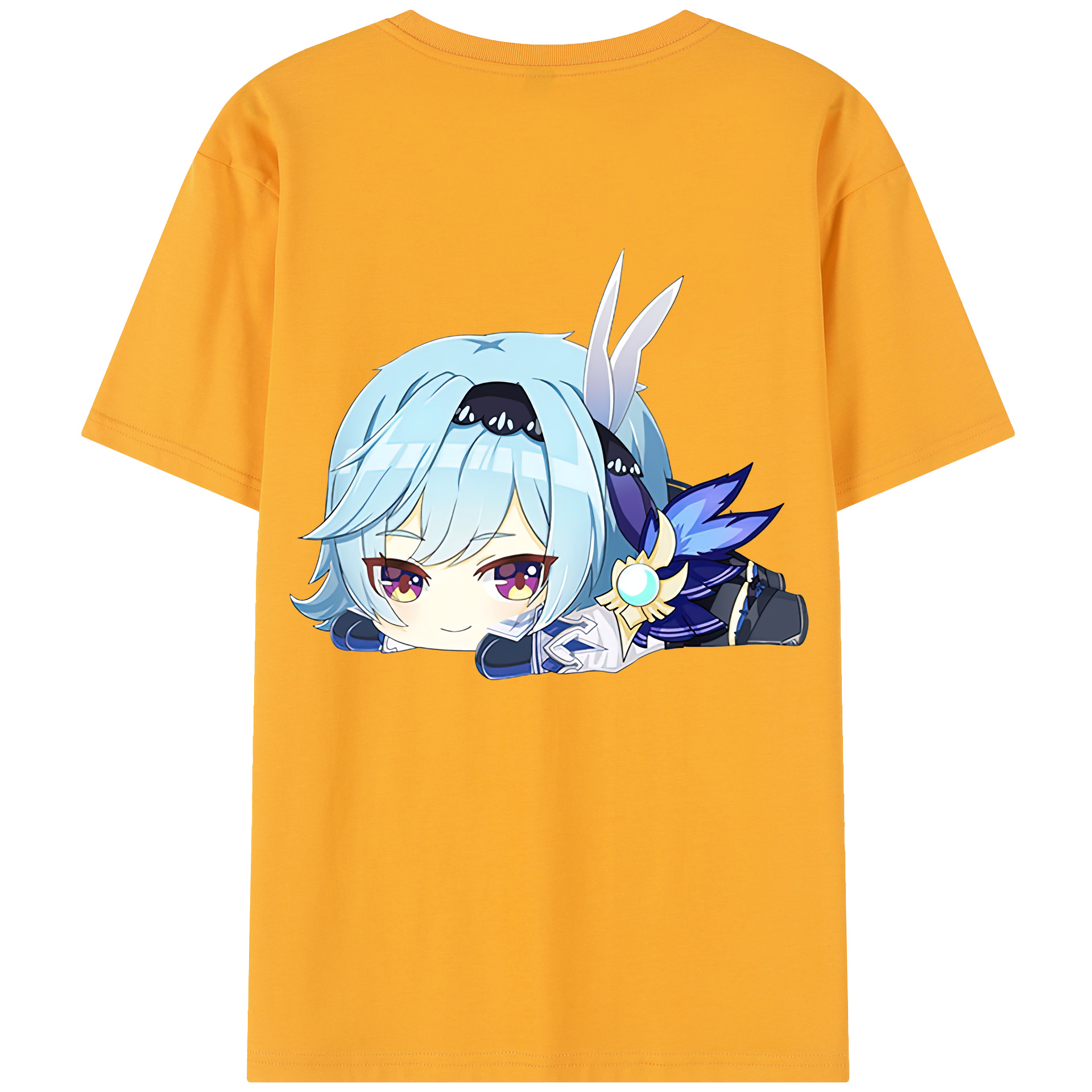 げんし神 优菈 ゆうら genshin Yūra レディース半袖Tシャツ(バックプリント)