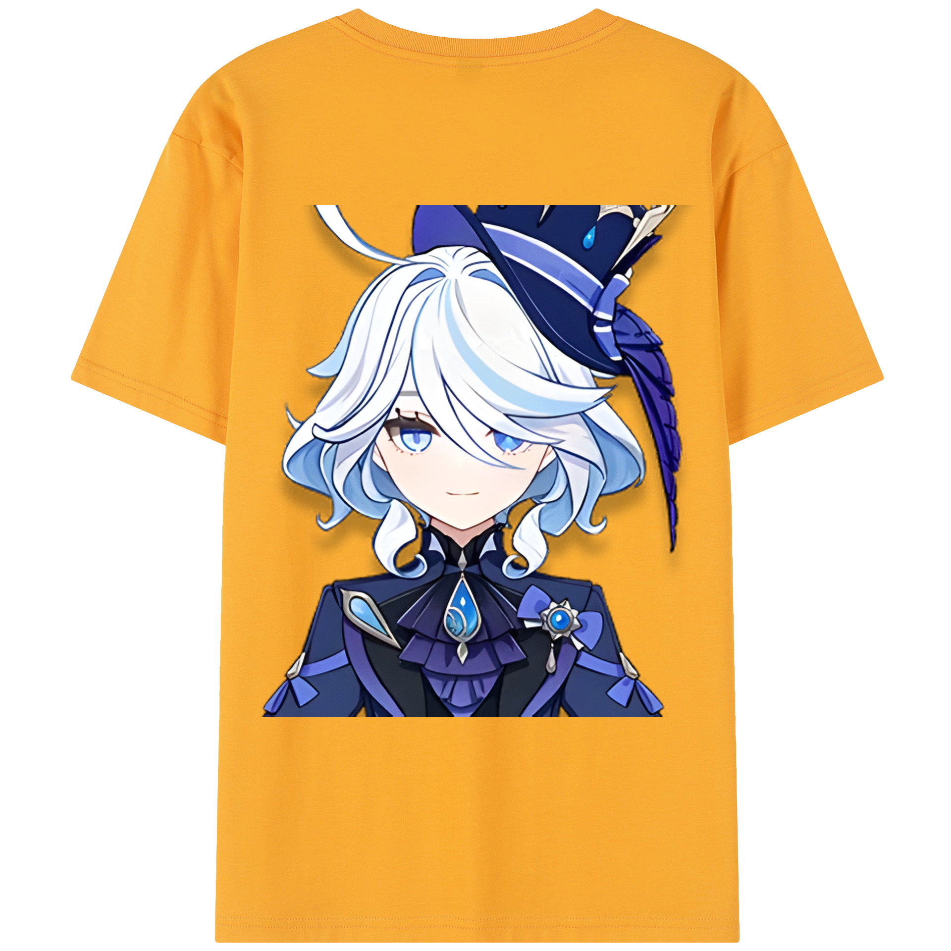 げんし神 フリーナ genshin Furina レディース半袖Tシャツ(バックプリント)