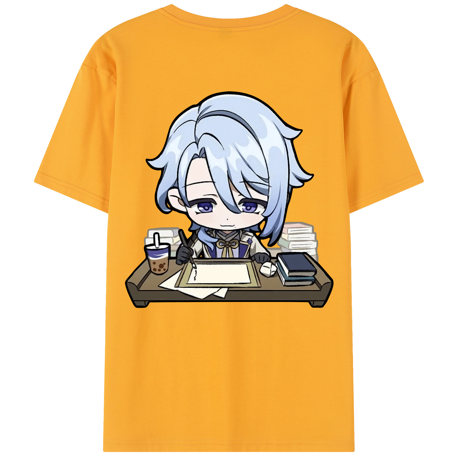 げんし神 神里綾人 かみさとあやと genshin Kamisato Ayato レディース半袖Tシャツ(バックプリント)