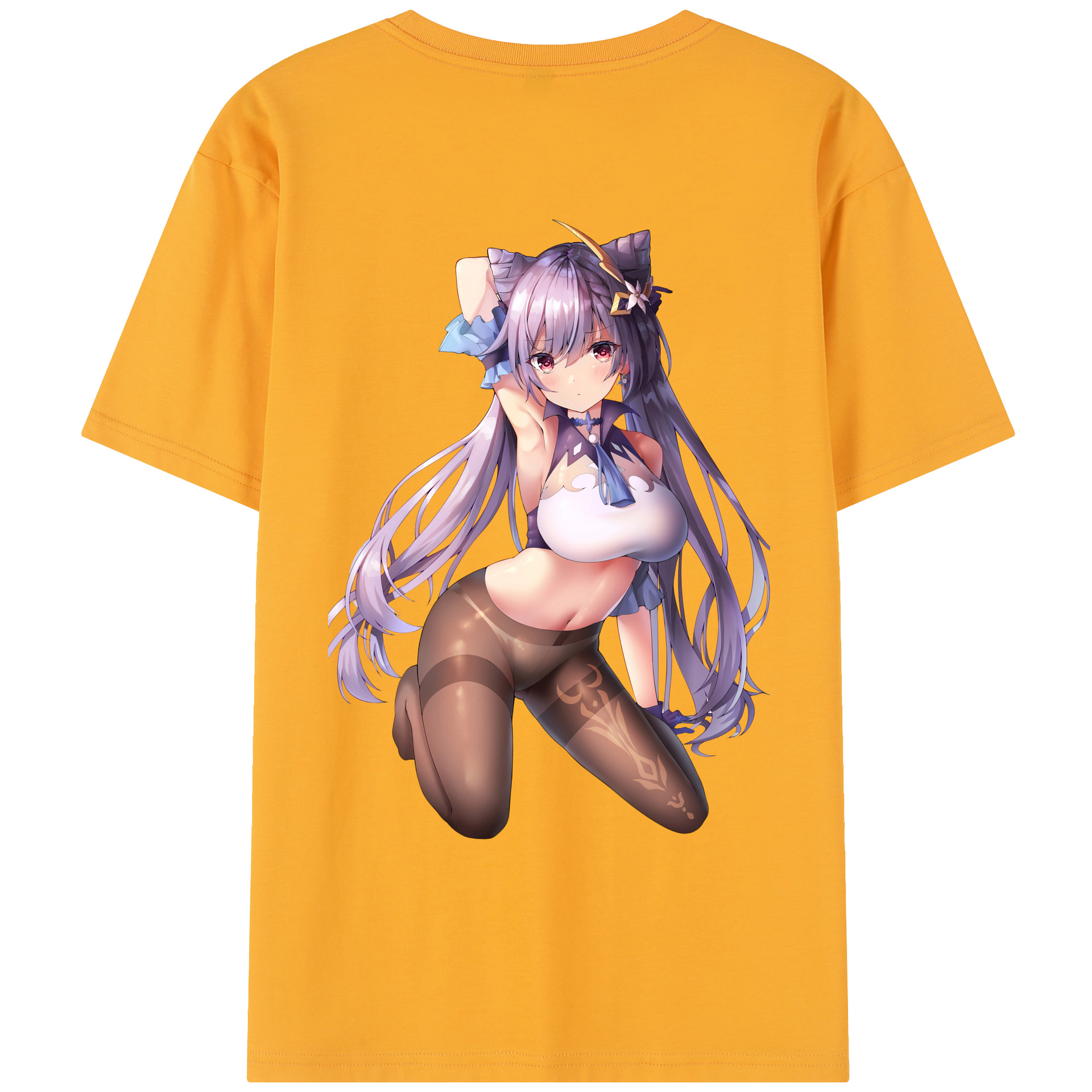 げんし神 刻晴 こくせい genshin Kokusei レディース半袖Tシャツ(バックプリント)