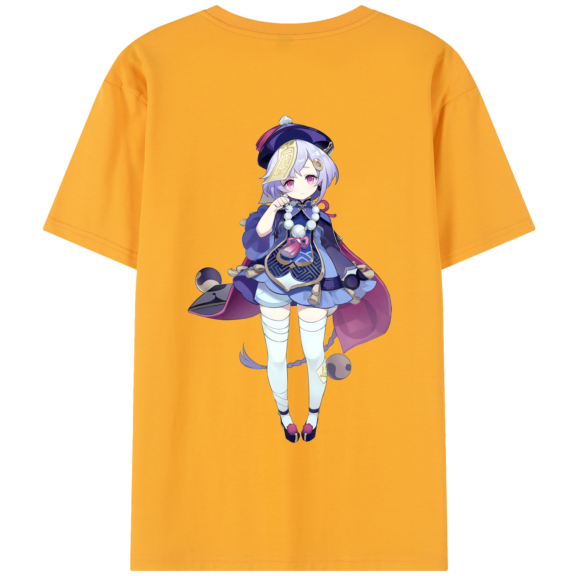 げんし神 七七 なな  genshin Nana レディース半袖Tシャツ(バックプリント)