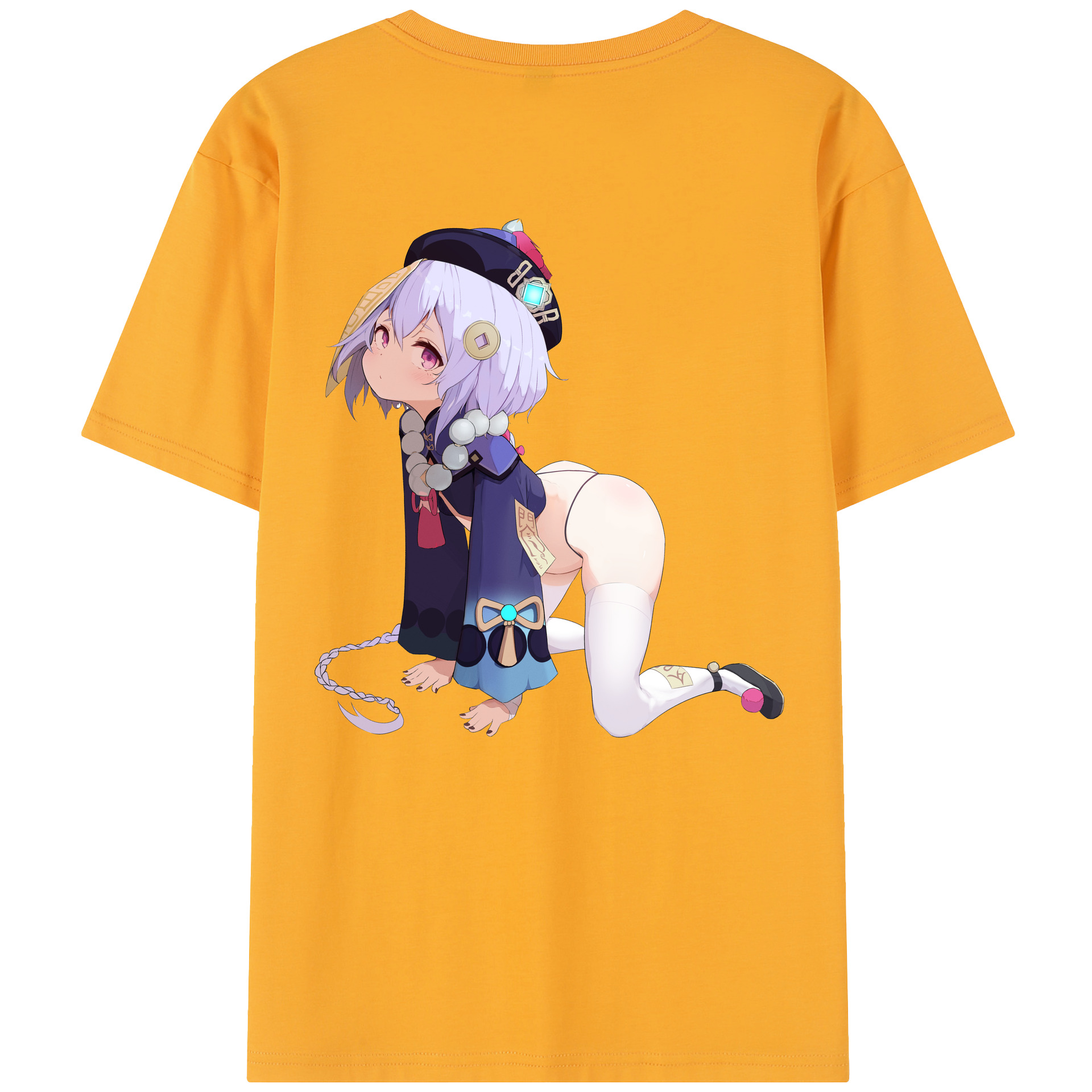 げんし神 七七 なな  genshin Nana レディース半袖Tシャツ(バックプリント)