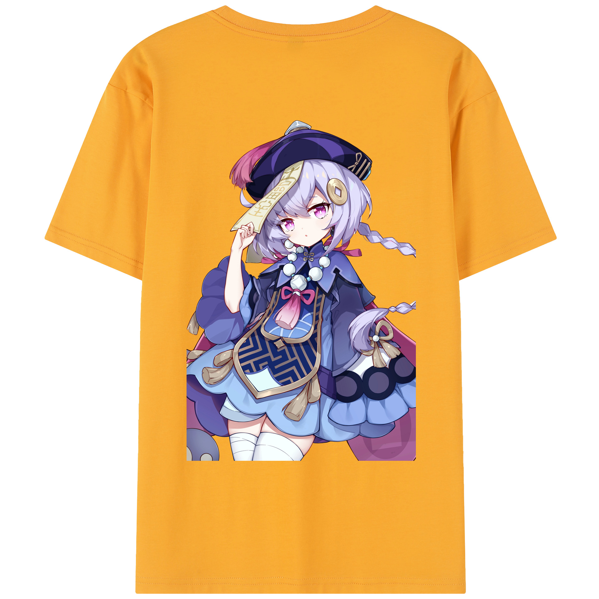 げんし神 七七 なな  genshin Nana レディース半袖Tシャツ(バックプリント)