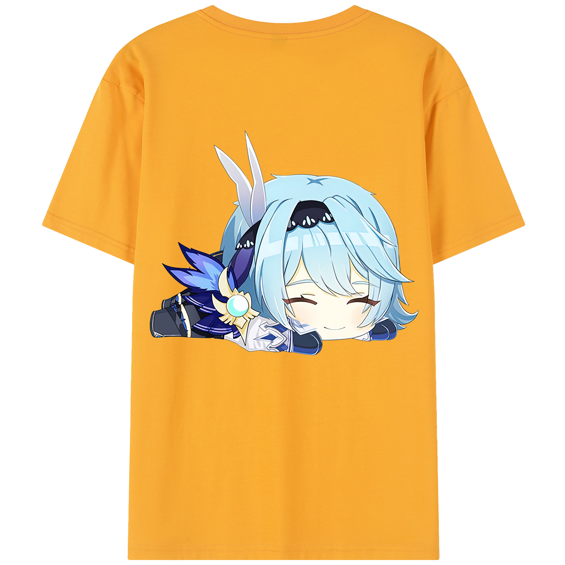 げんし神 优菈 ゆうら genshin Yūra レディース半袖Tシャツ(バックプリント)