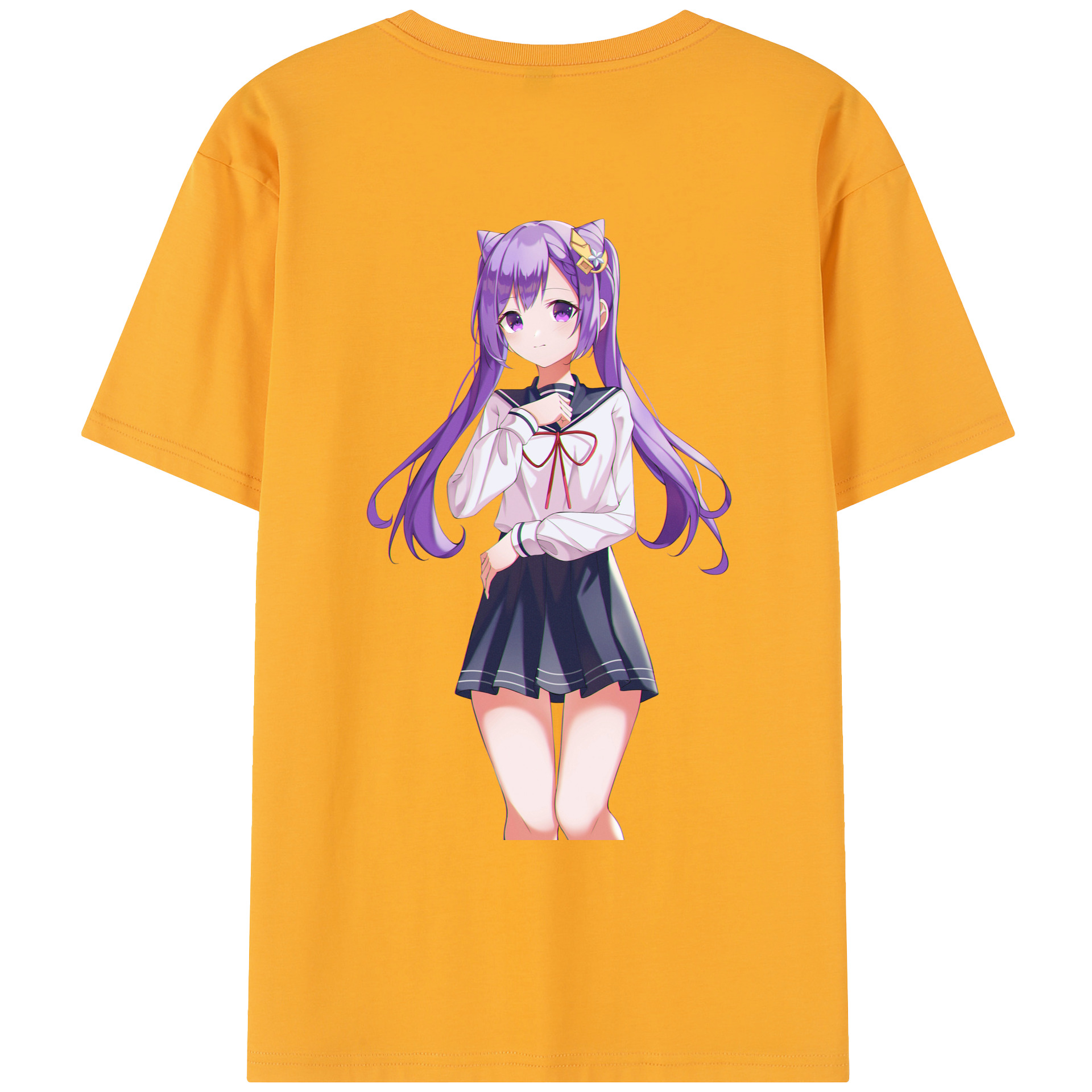 げんし神 刻晴 こくせい genshin Kokusei レディース半袖Tシャツ(バックプリント)