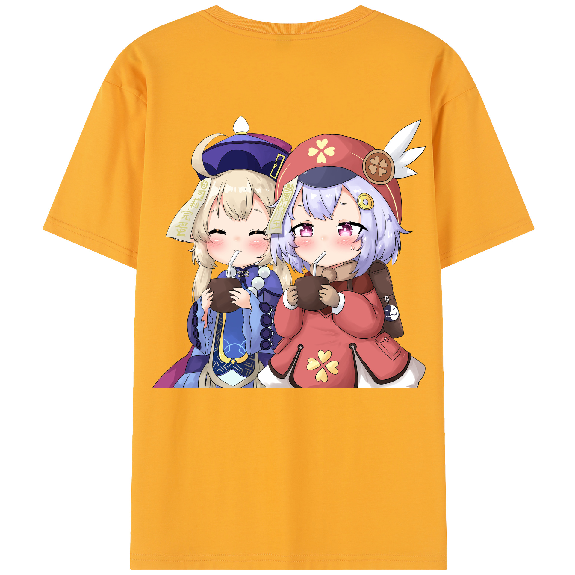 げんし神 七七 なな  genshin Nana レディース半袖Tシャツ(バックプリント)