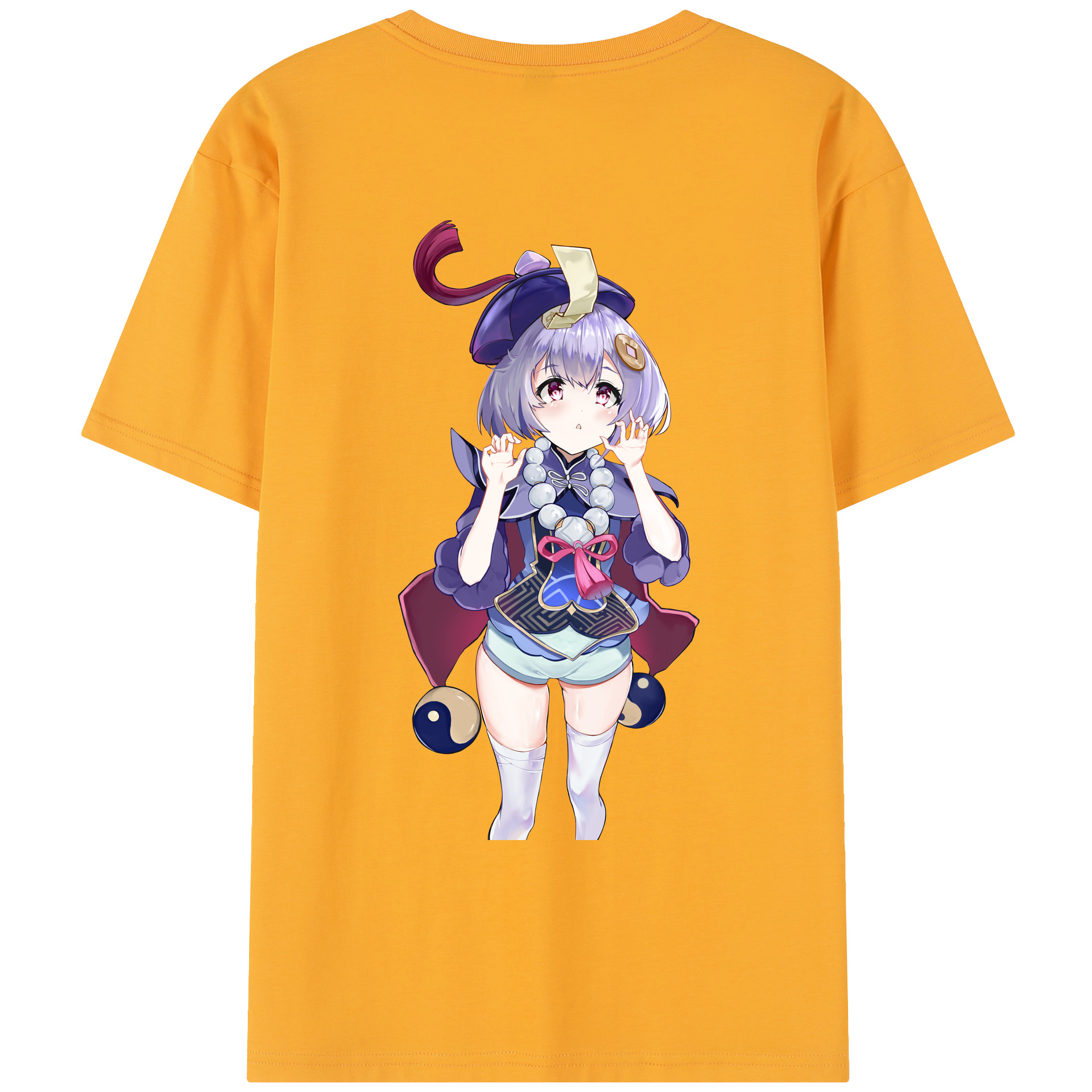 げんし神 七七 なな  genshin Nana レディース半袖Tシャツ(バックプリント)