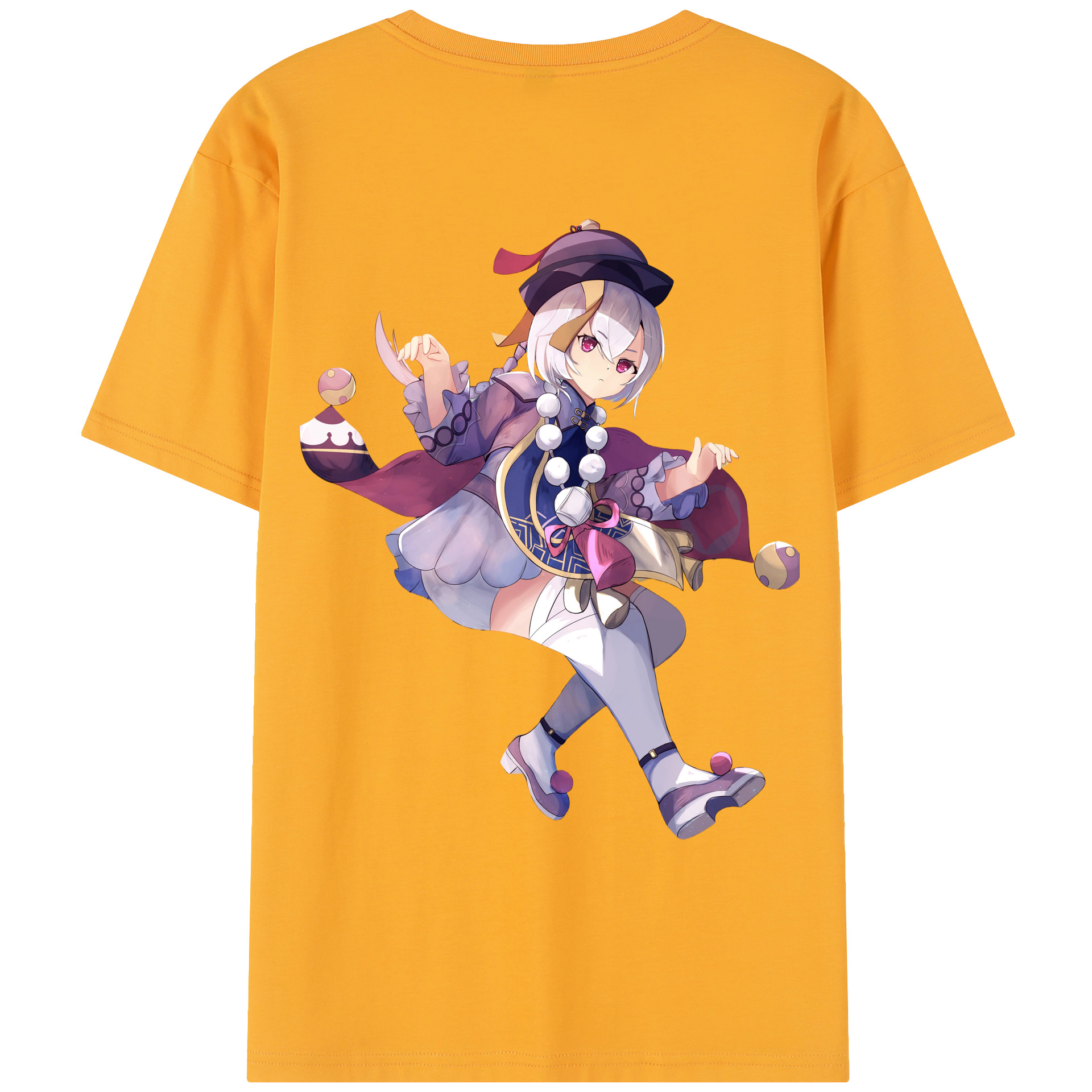 げんし神 七七 なな  genshin Nana レディース半袖Tシャツ(バックプリント)