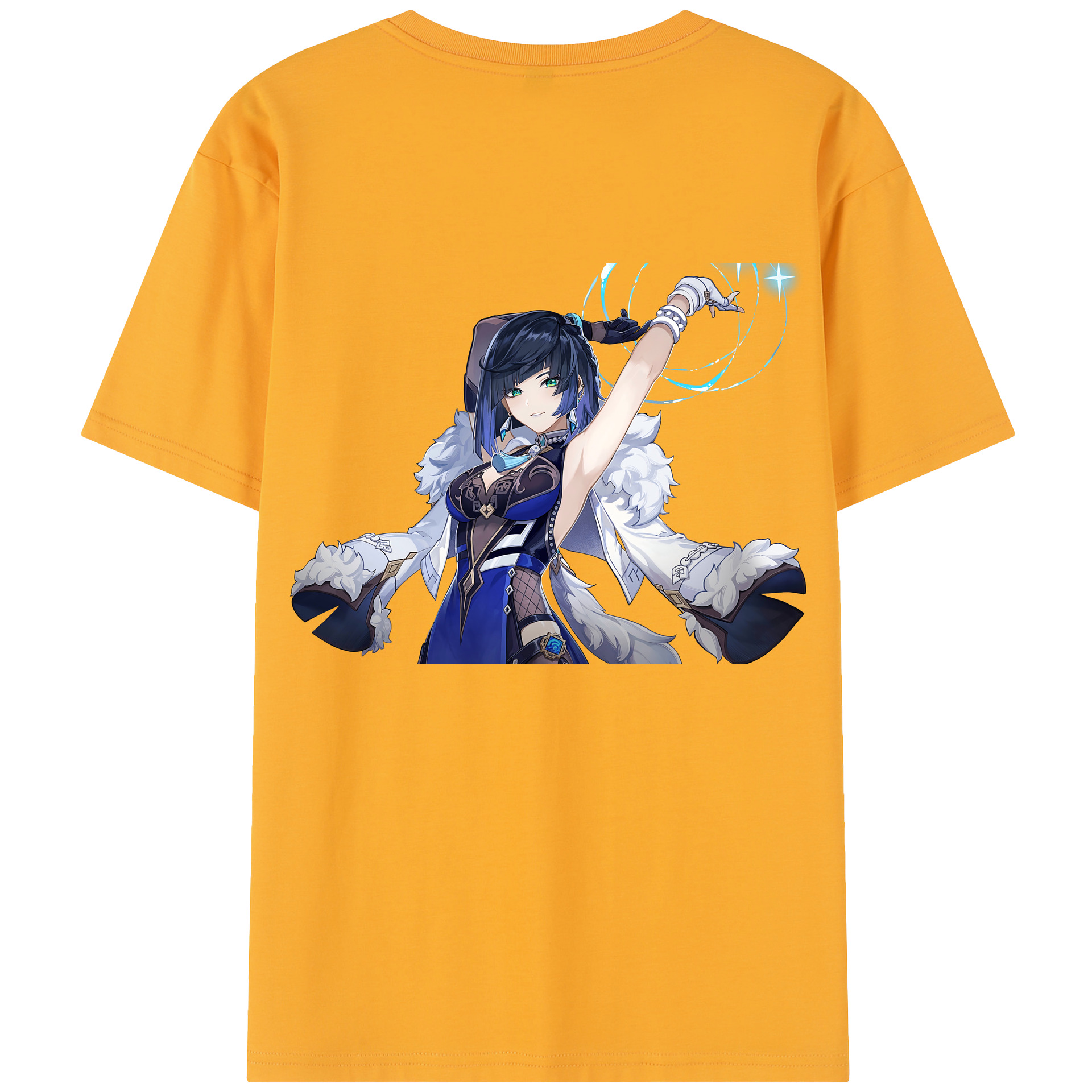 げんし神 夜兰 やらん genshin Yaran レディース半袖Tシャツ(バックプリント)