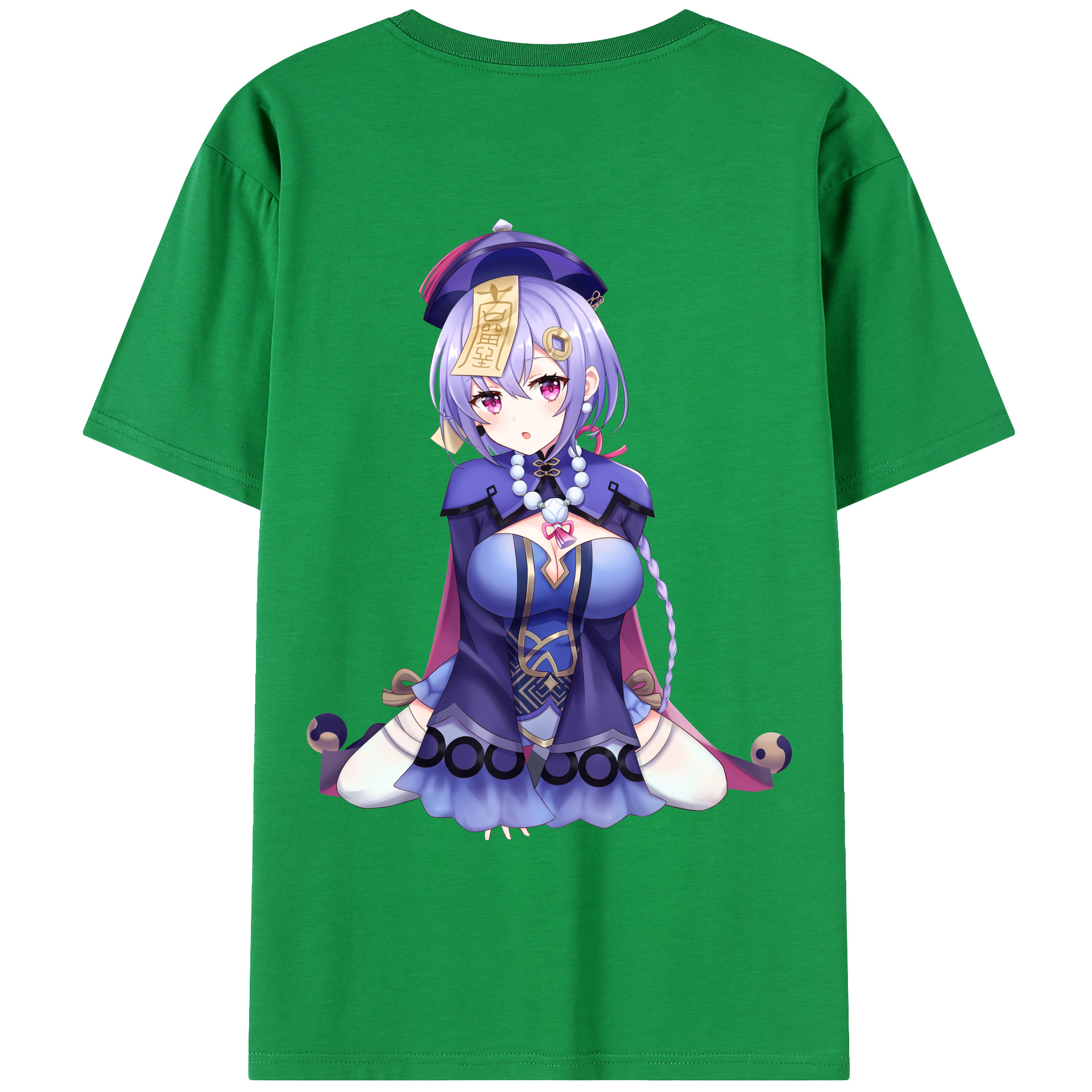げんし神 七七 なな  genshin Nana レディース半袖Tシャツ(バックプリント)
