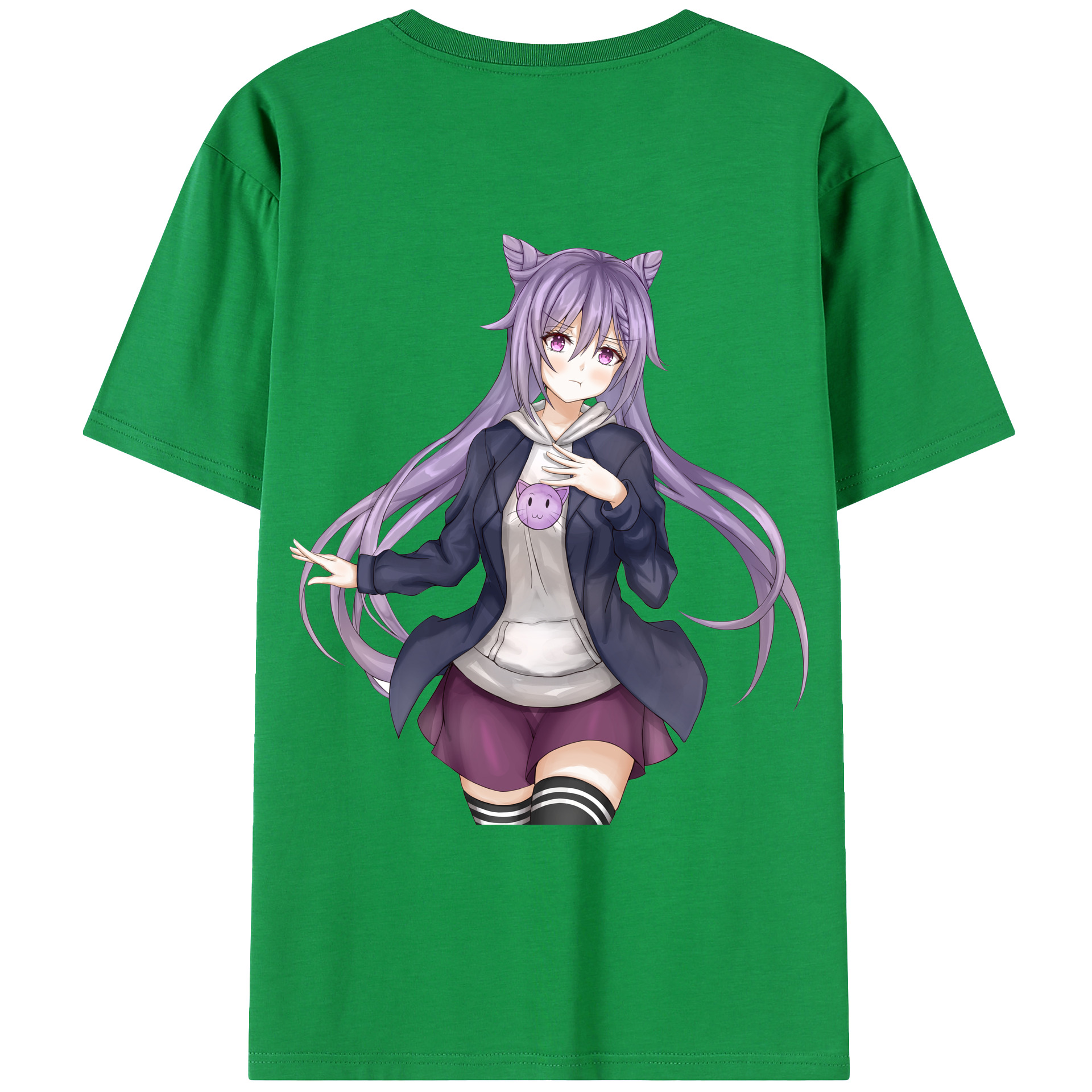 げんし神 刻晴 こくせい genshin Kokusei レディース半袖Tシャツ(バックプリント)